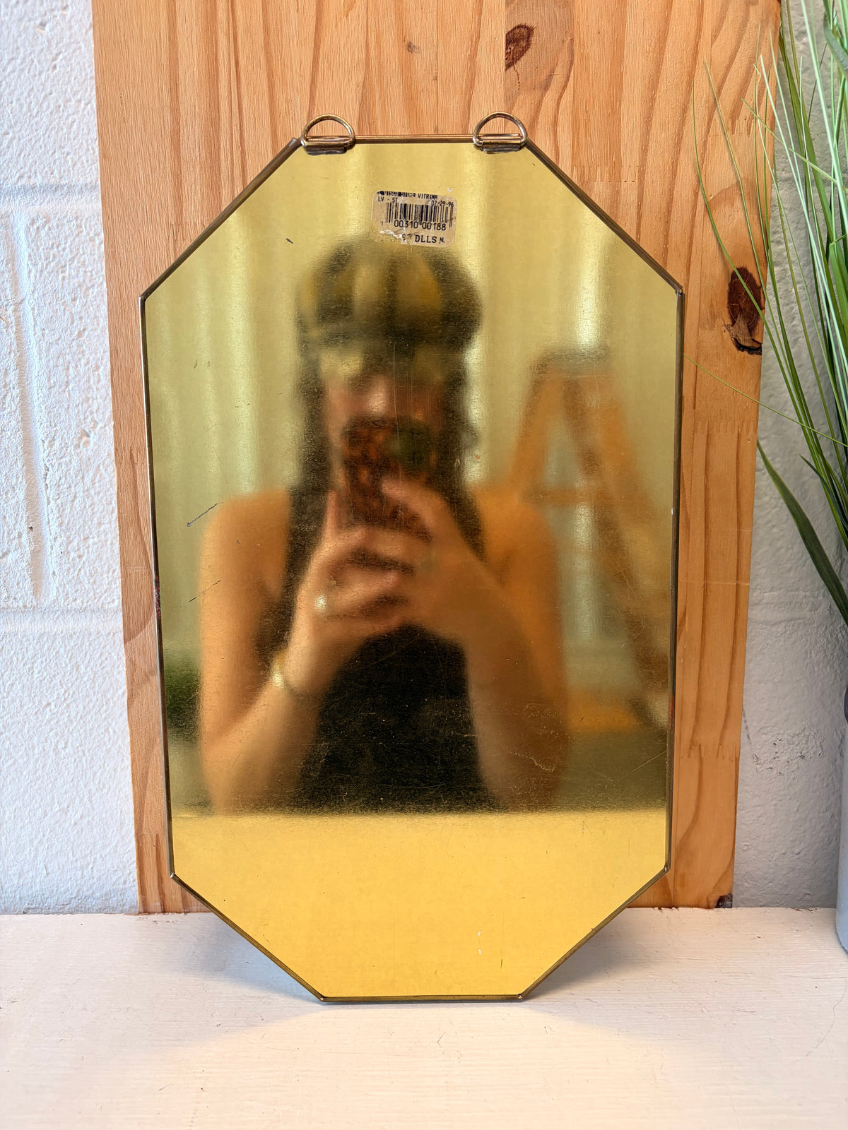 Floral Etched Glass Trinket Case (Local Pick Up Only)