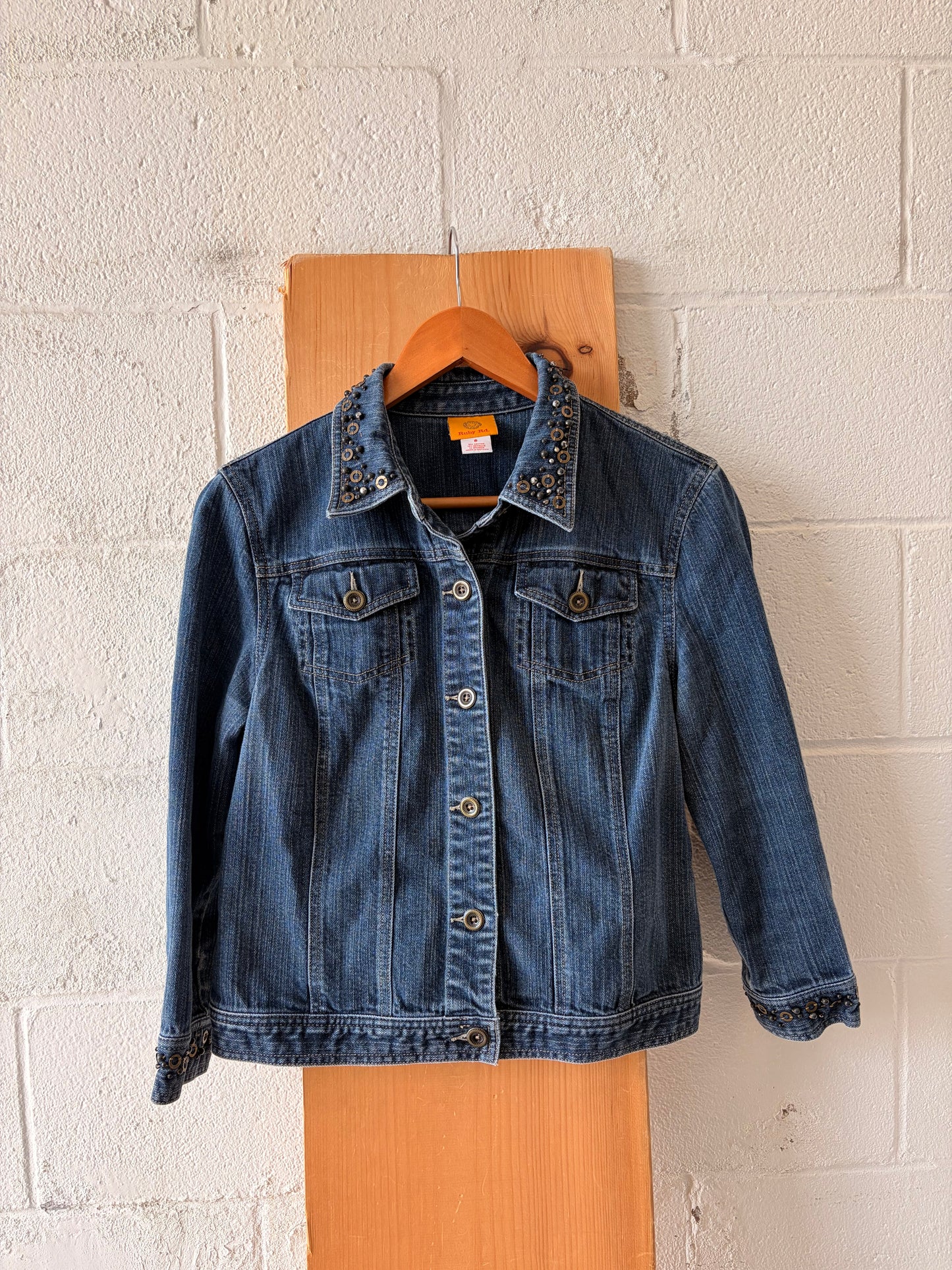 Studded Denim Jacket : 8