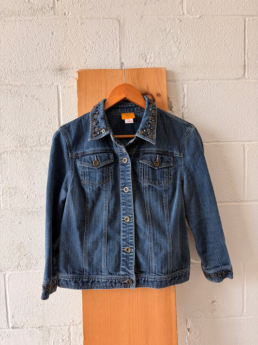 Studded Denim Jacket : 8