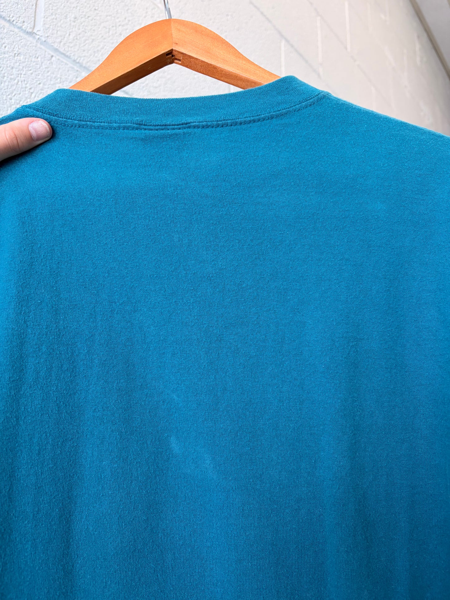 Vtg No Fear Turquoise Long Sleeve : M