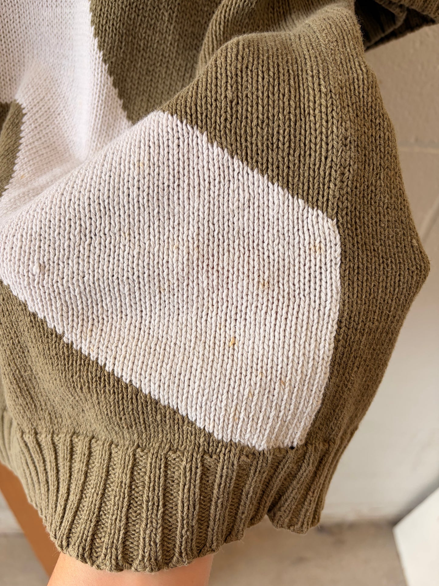 Vtg Short Sleeve Goose Sweater : L