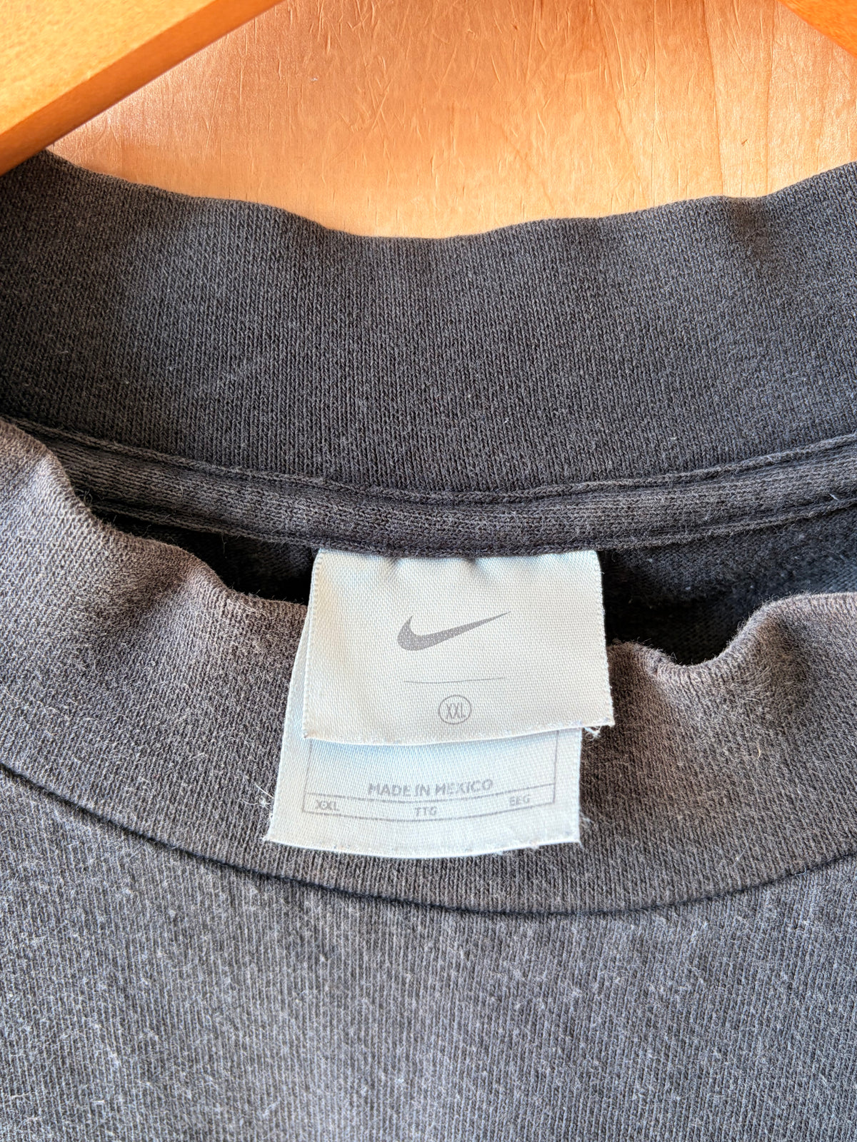 Vtg Gray Nike Mock Neck : XXL