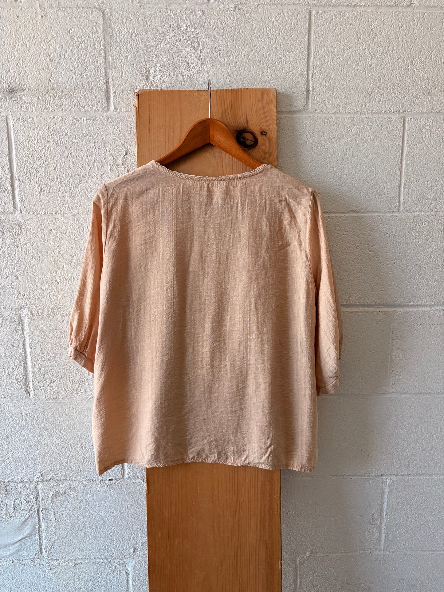 Floral Embroidered Top : XL