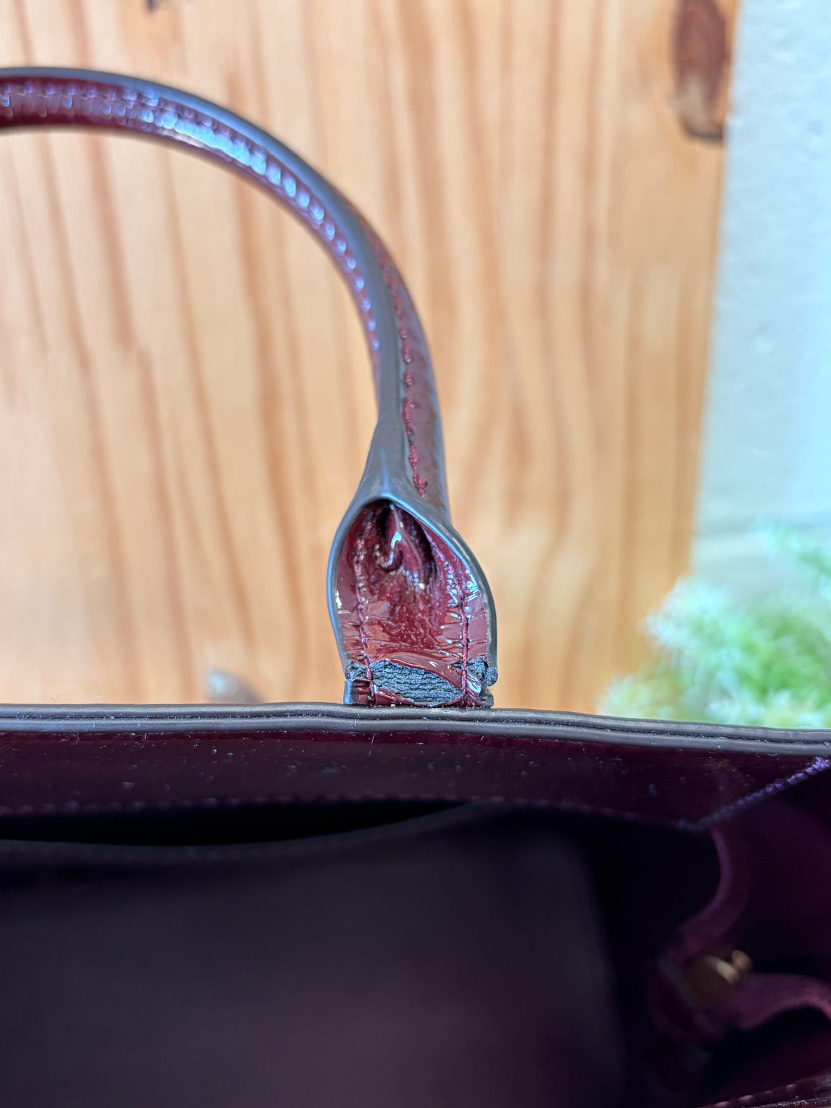 Ralph Lauren Burgundy Tote (As Is)