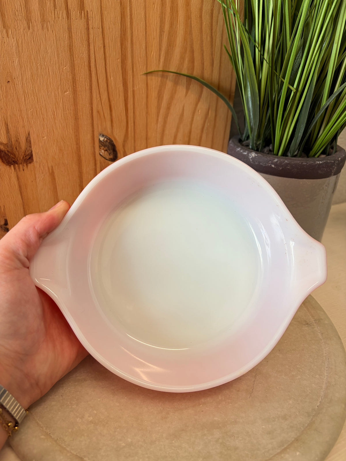 Vtg Pyrex Pink Gooseberry Bowl Trio (Local Pick Up Only)
