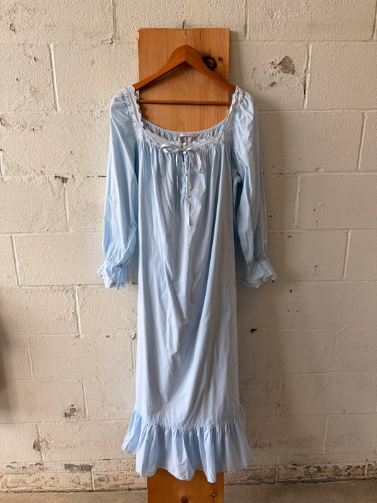 Baby Blue Victoria’s Secret Prairie Nightgown : L/XL