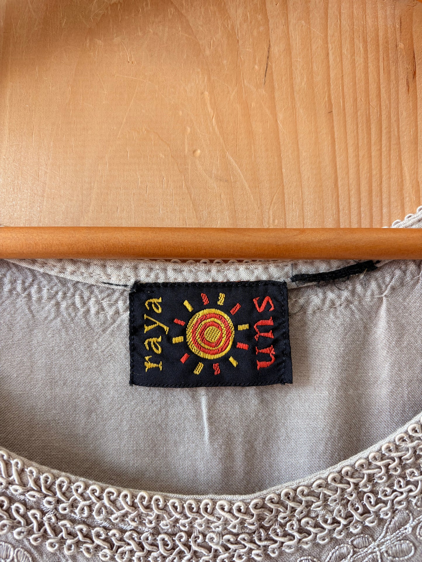 Boho Embroidered Tank : M/L