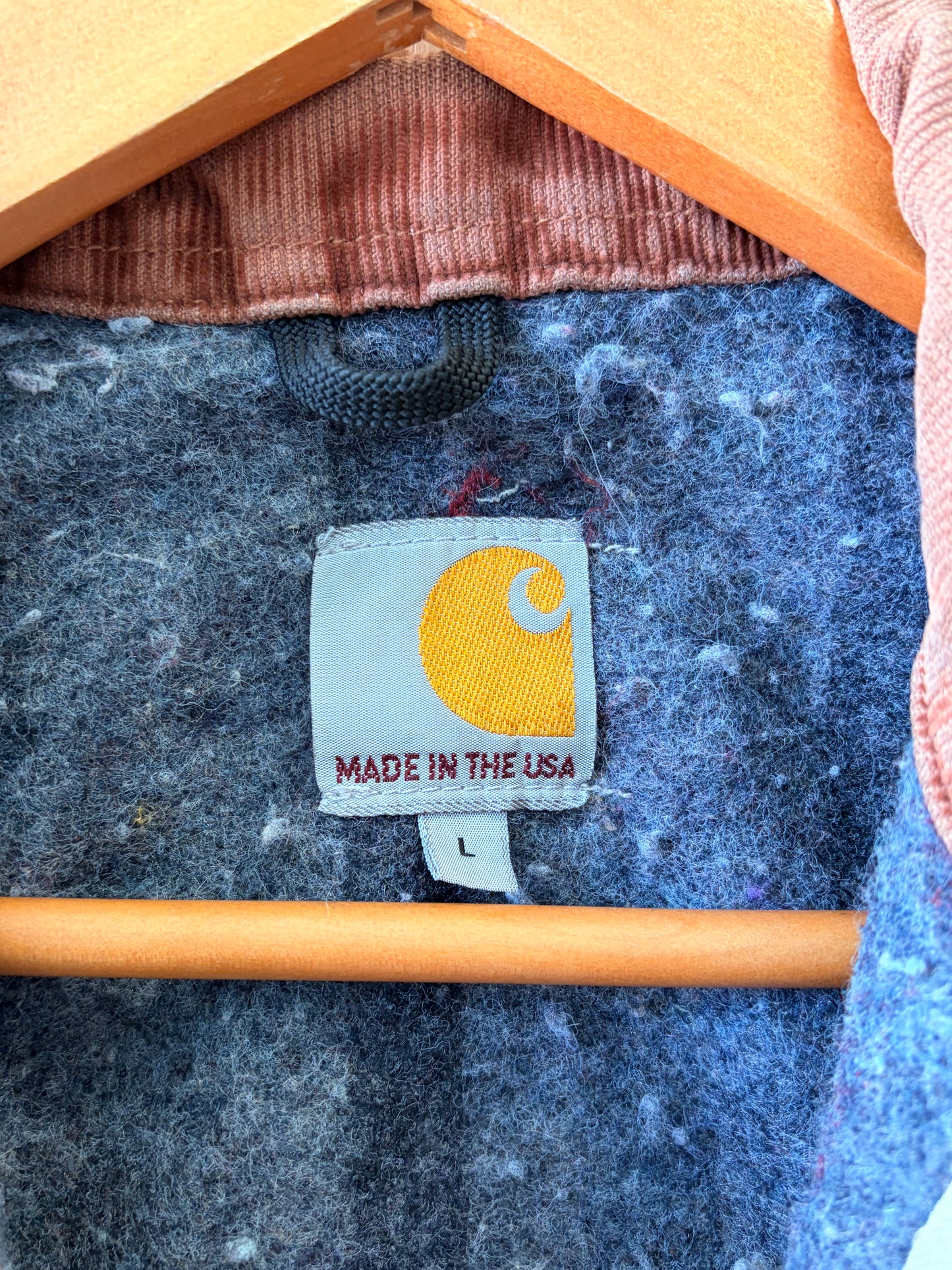 Distressed Carhartt Detroit Work Jacket : L