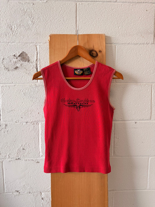 Red Harley Tank : S/M