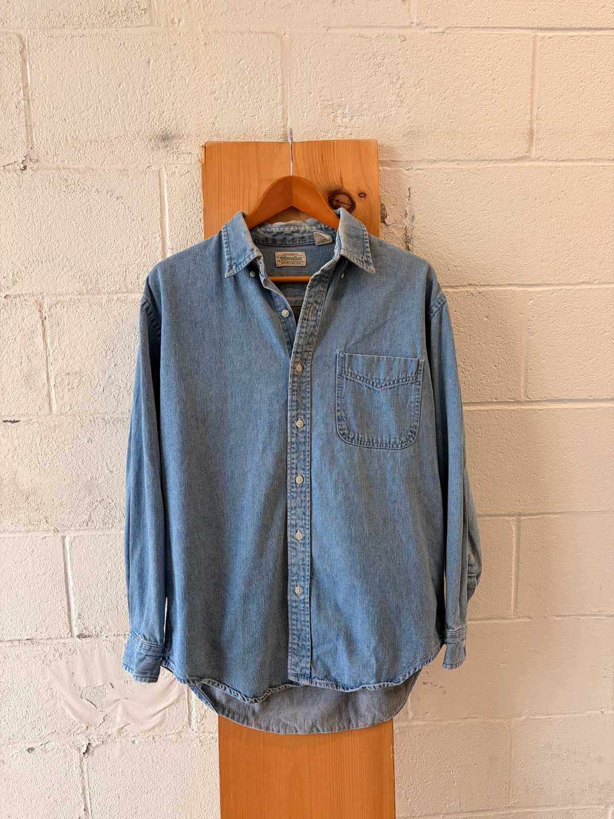 Vtg St John’s Bay Denim Button Up : M