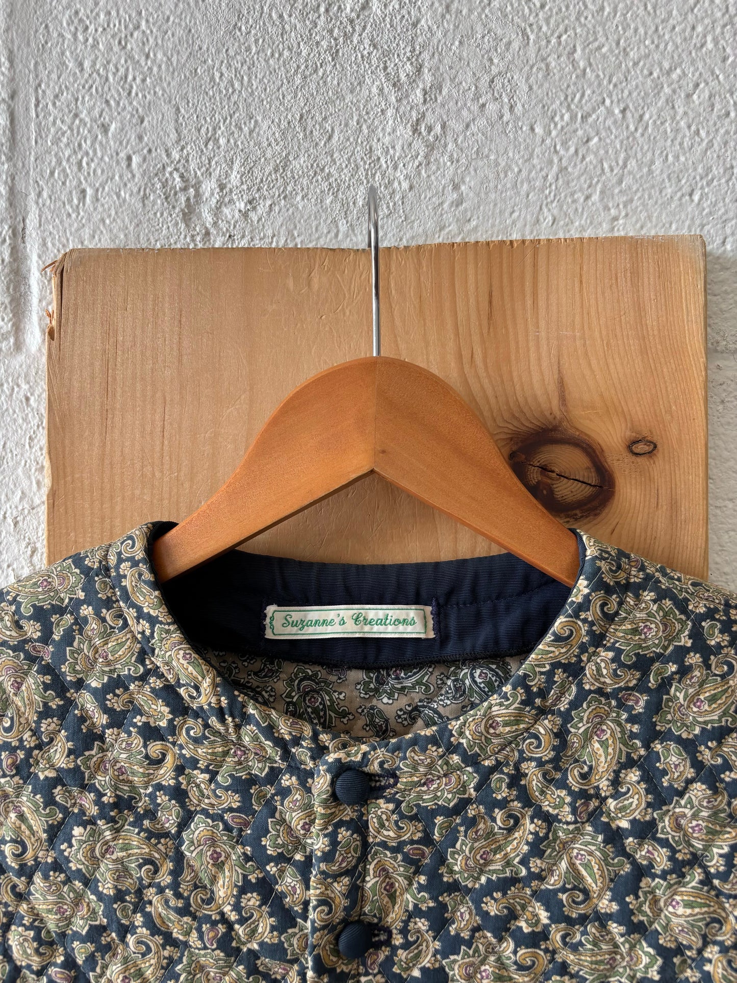 Paisley Quilted Cropped Jacket : S