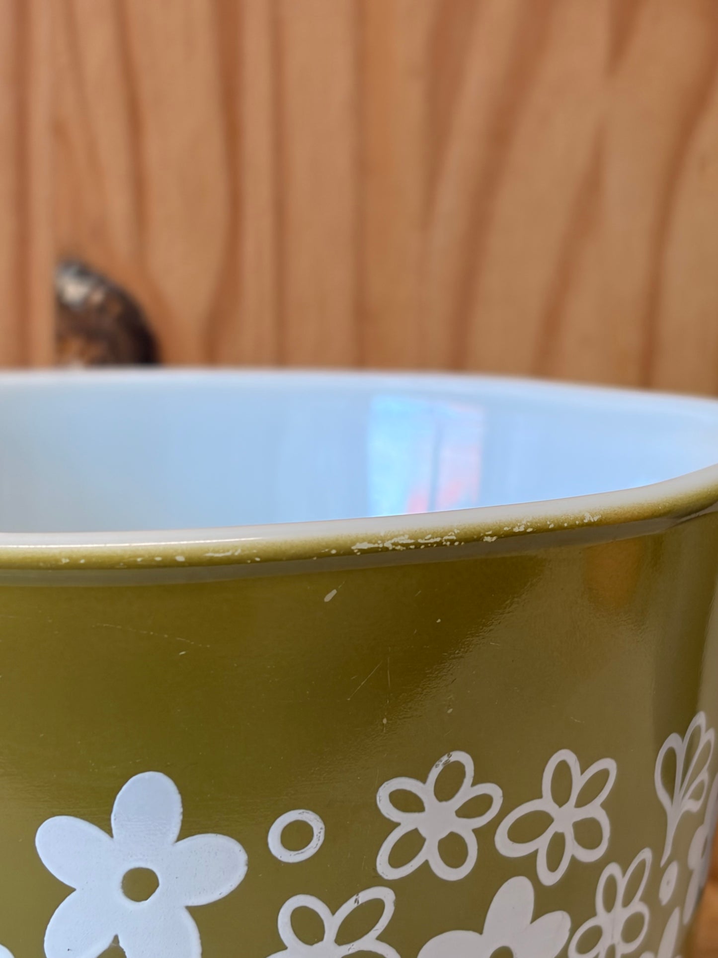 Cry Pyrex Crazy Daisy Dish (Local Pick Up Only - As Is)