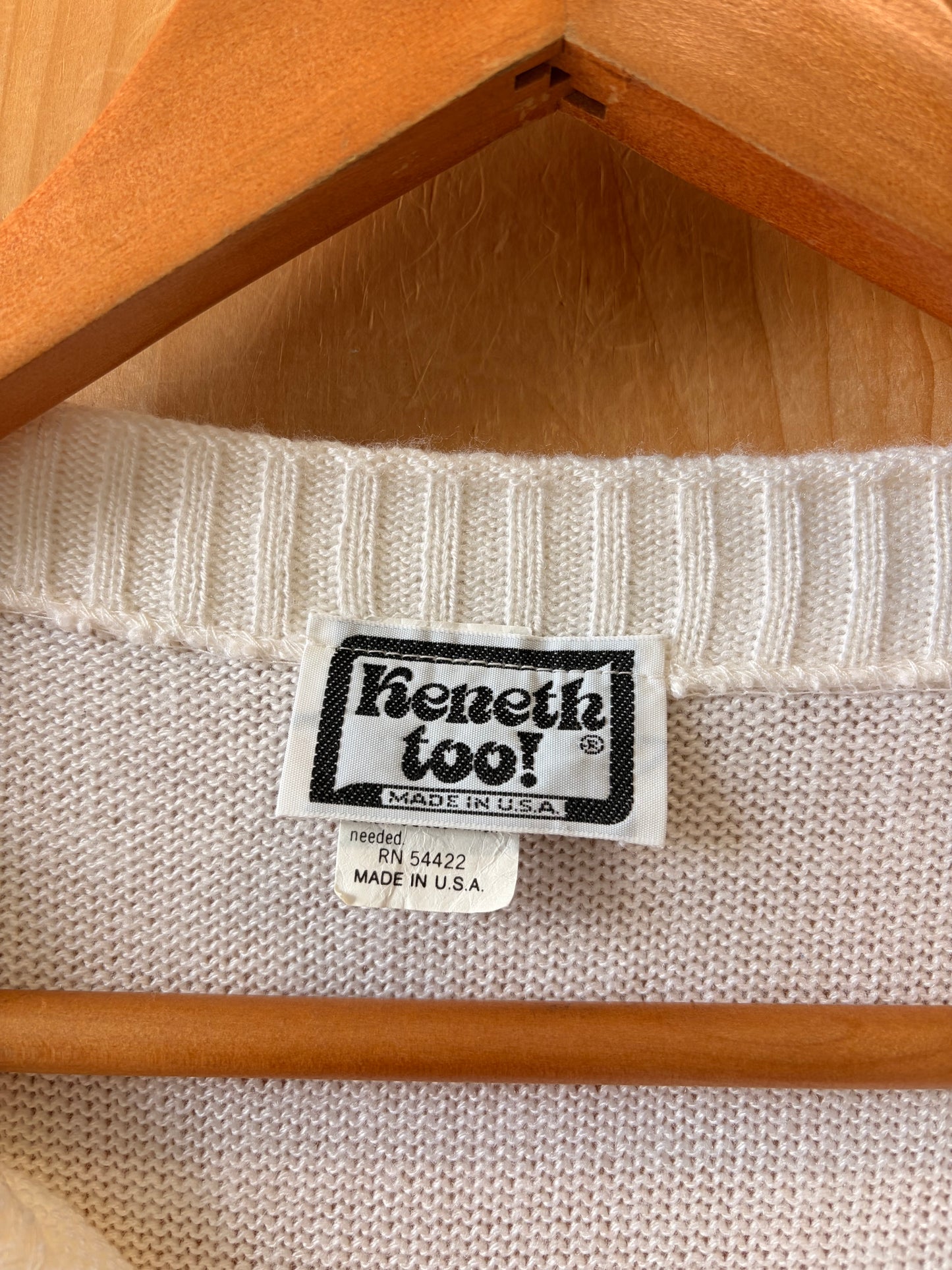 Striped Birds In Flight Sweater : M/L