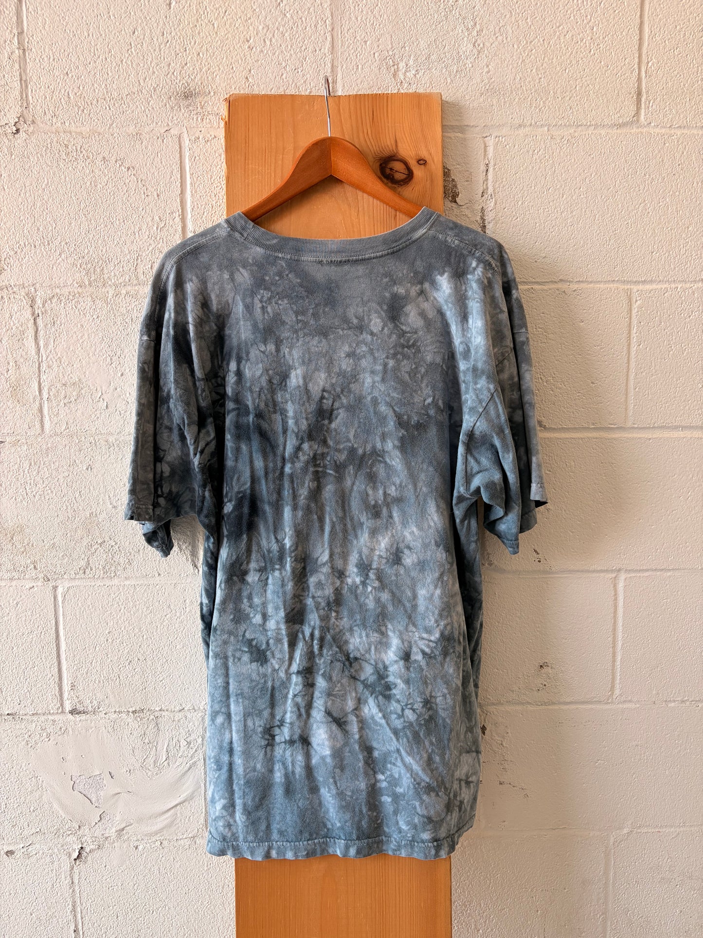 Vtg Polar Graphics Tie Dye Wolf Tee : XL