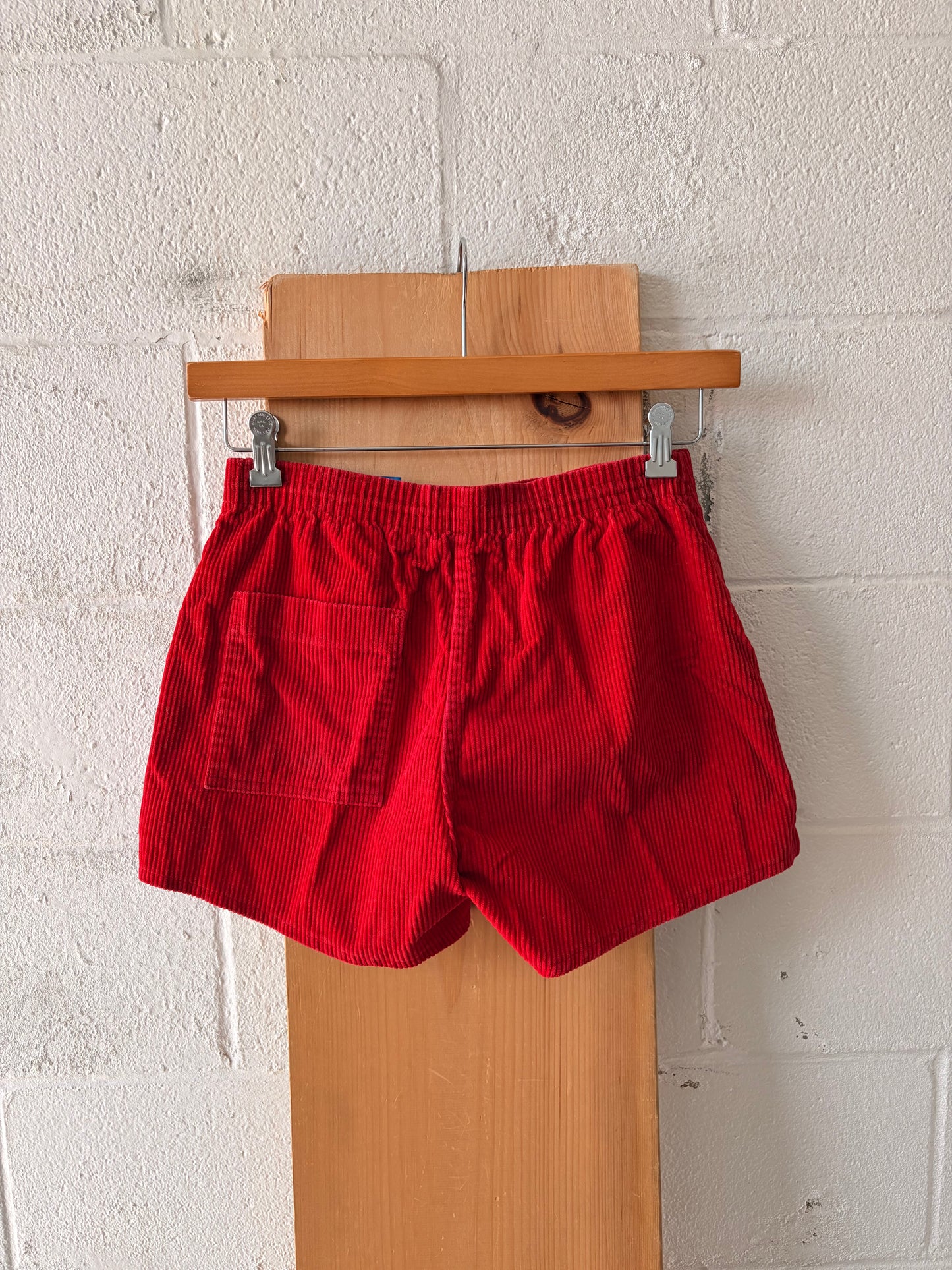 Little Red Corduroy Shorts : 28”W