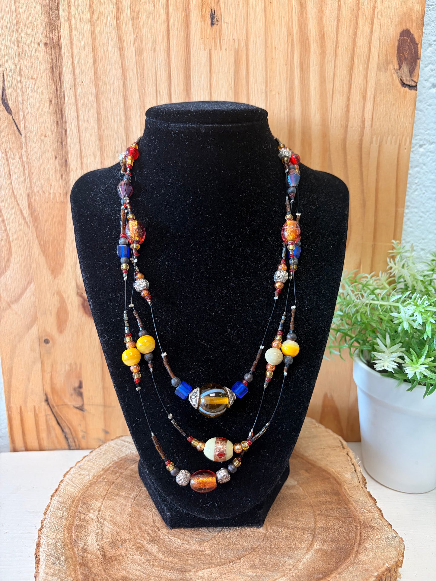 Layered Beaded Necklace