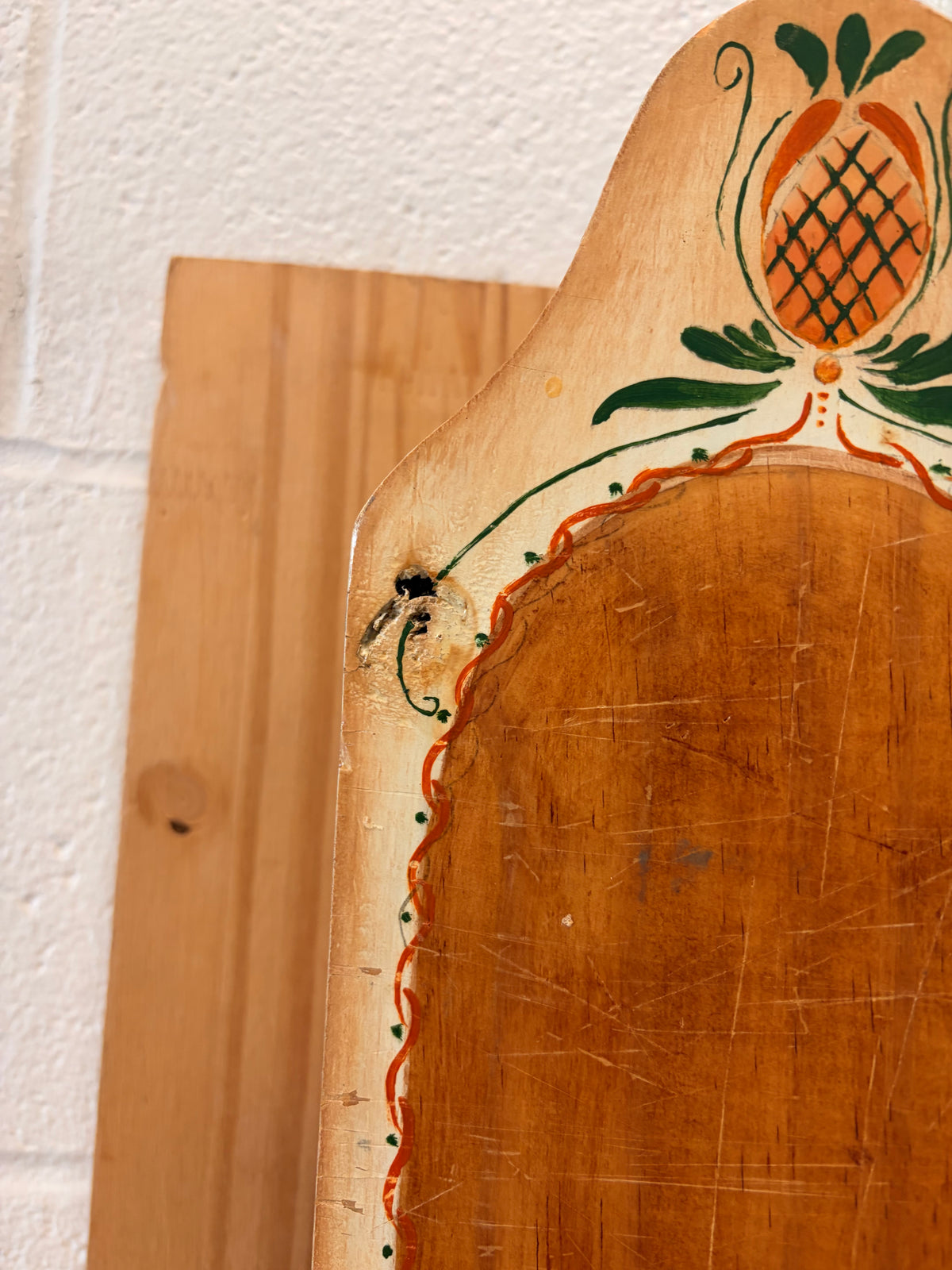 Painted Wooden Mushroom Plaque / Cutting Board (Local Pick Up Only)