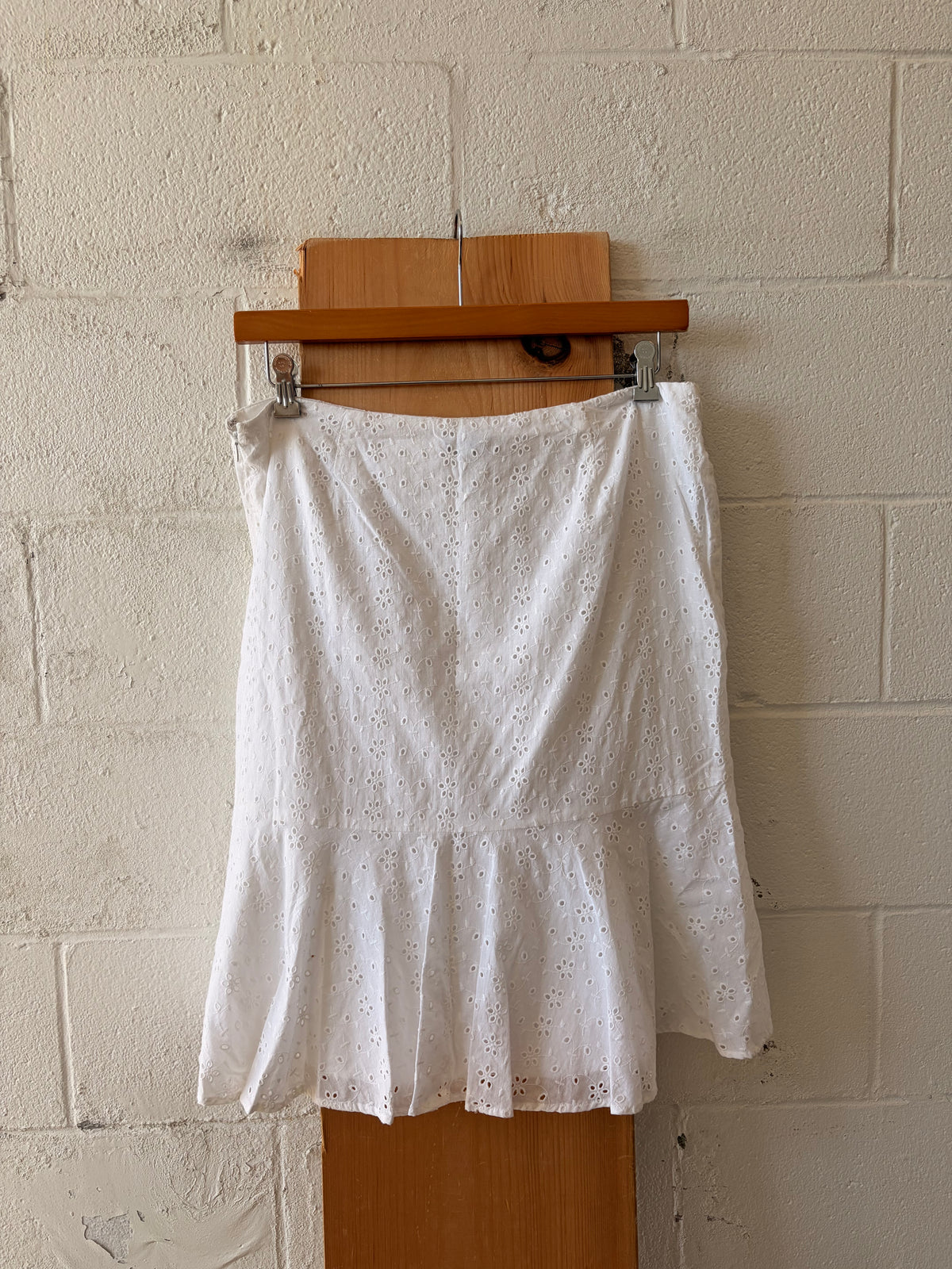 White Eyelet Skirt : 12