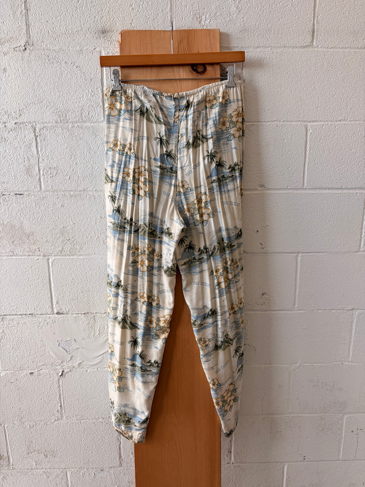 Vtg Big Dogs Matching Hawaiian Set : L/XL