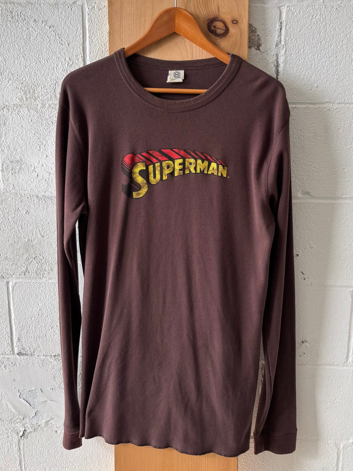 Brown Superman DC Long Sleeve : XXL