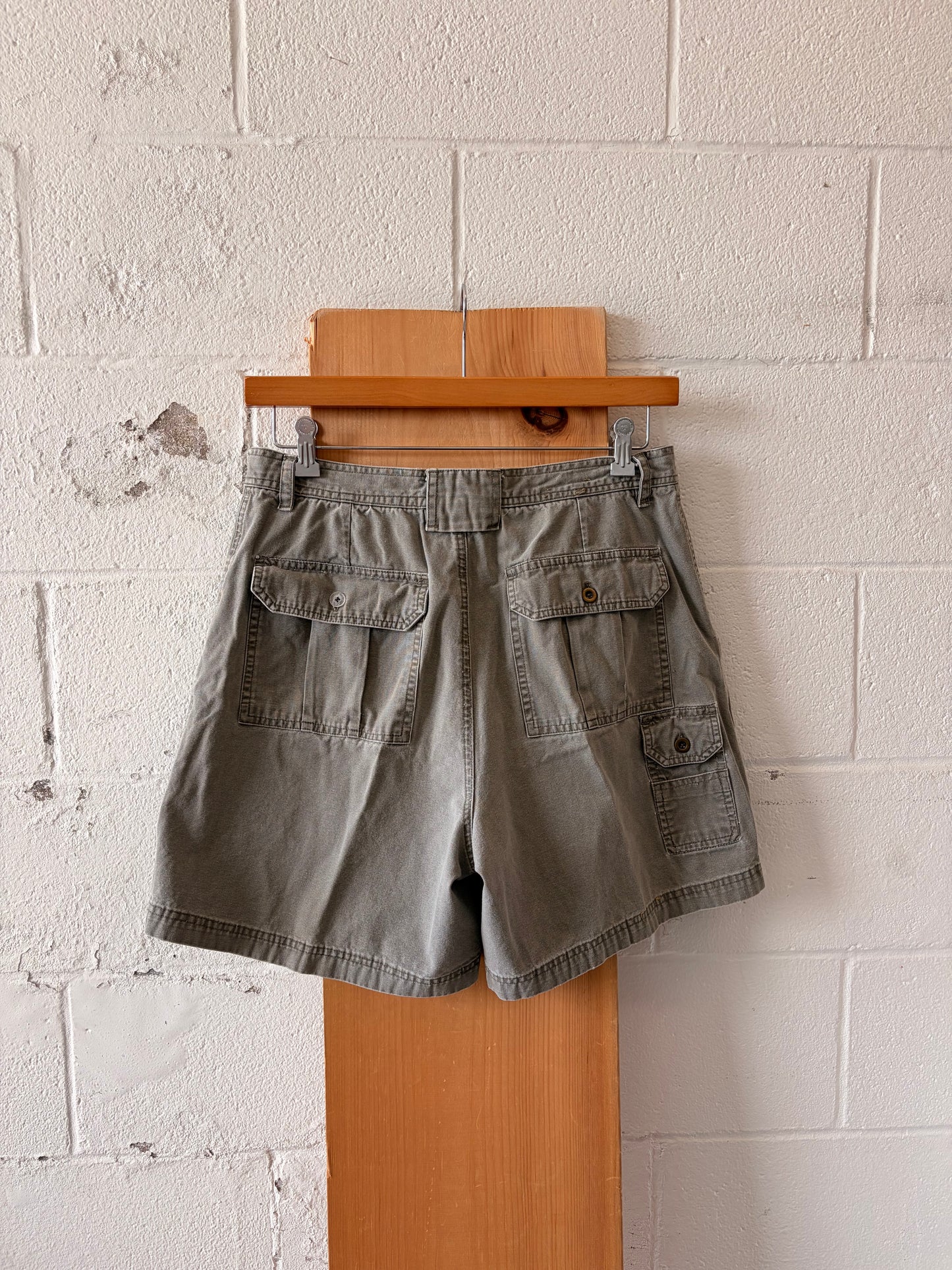 Green Cargo Shorts : 34
