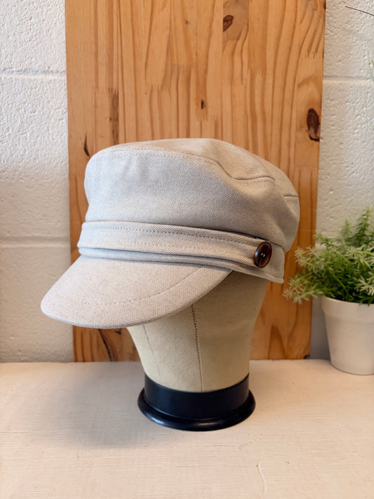 Cream Cadet Cap