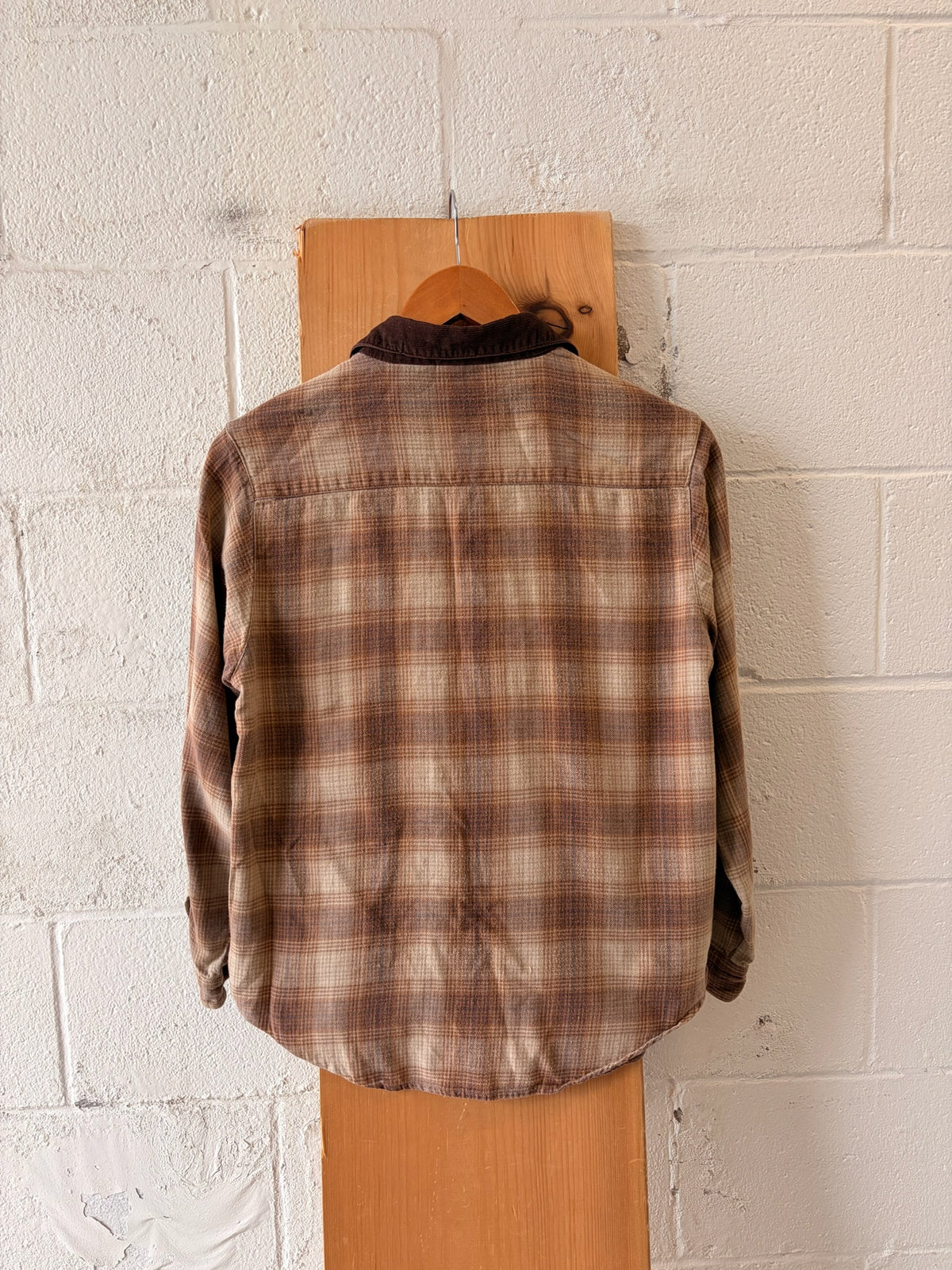 Vtg Plaid Button Up : Youth Large