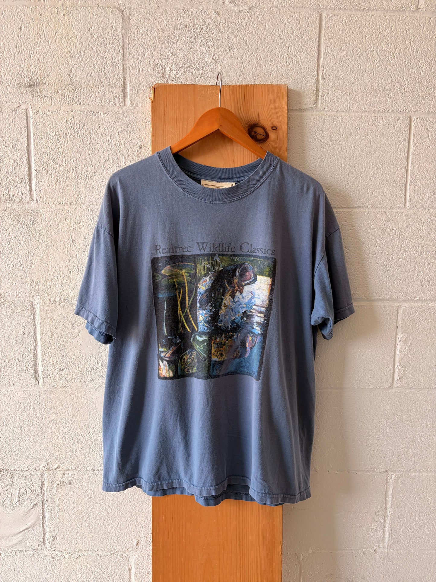Vtg Realtree Wildlife Classics Fish Tee : XL