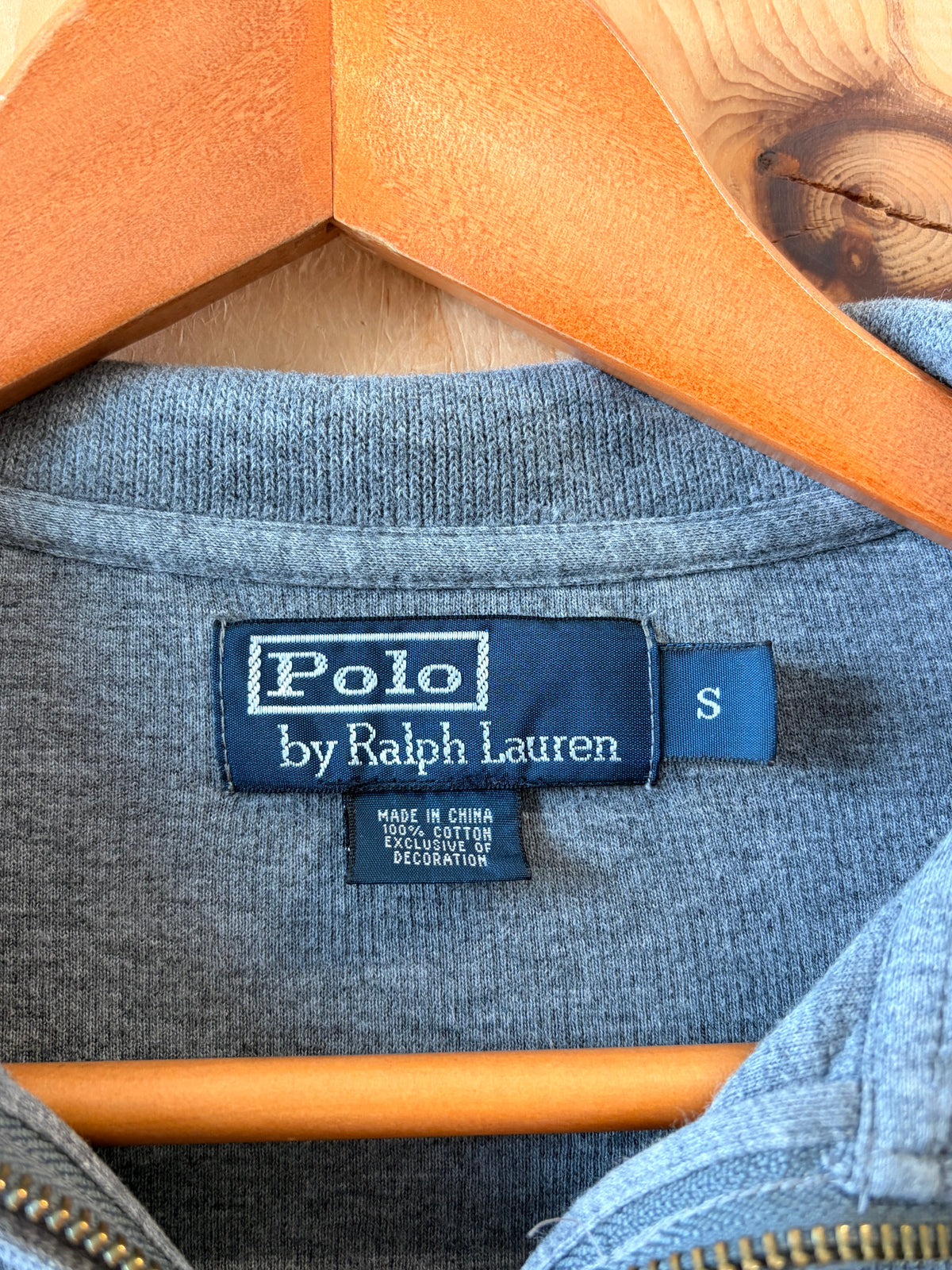 Gray Ralph Lauren Quarter Zip : S