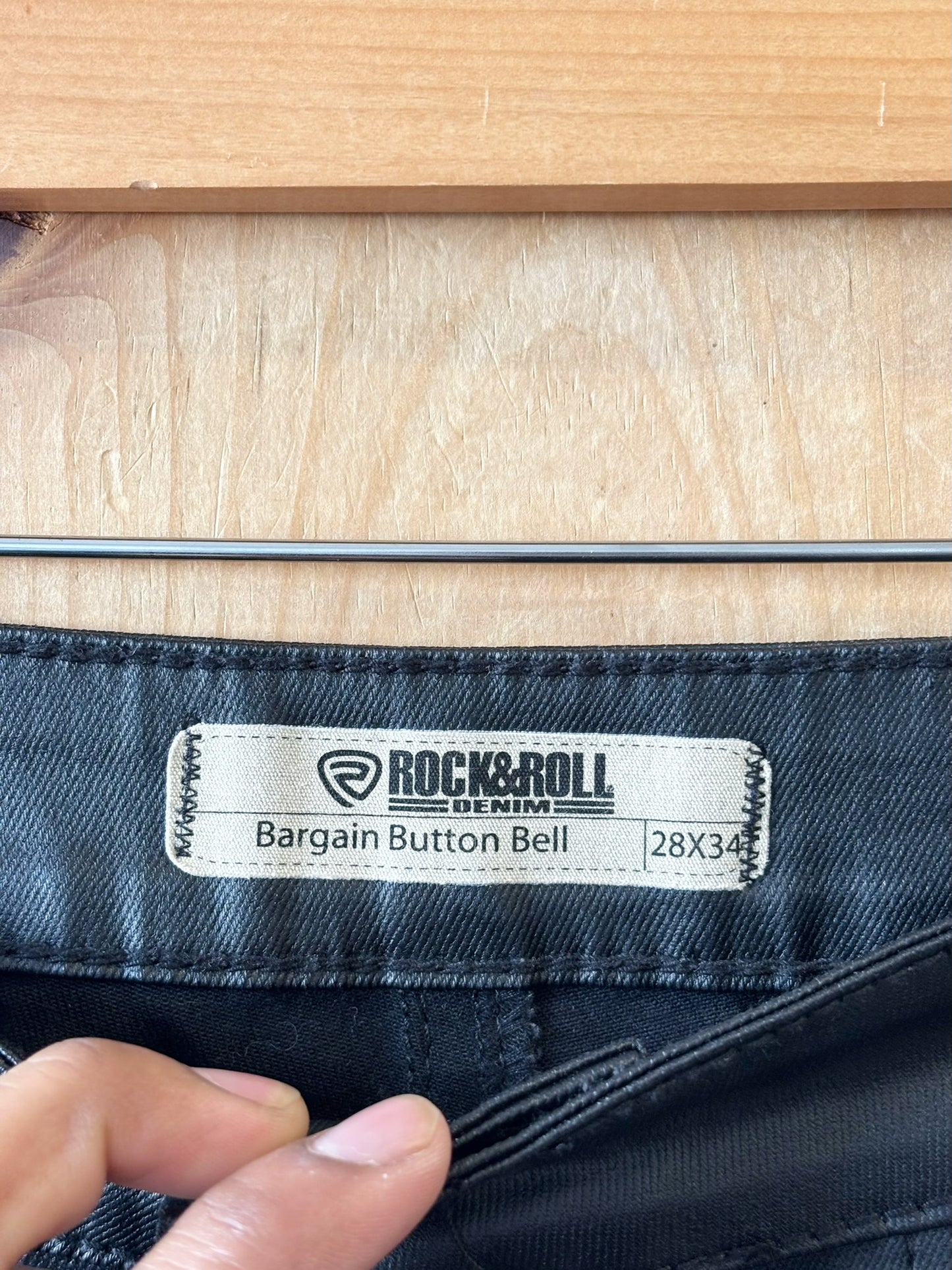 Faux Leather Flares : 28