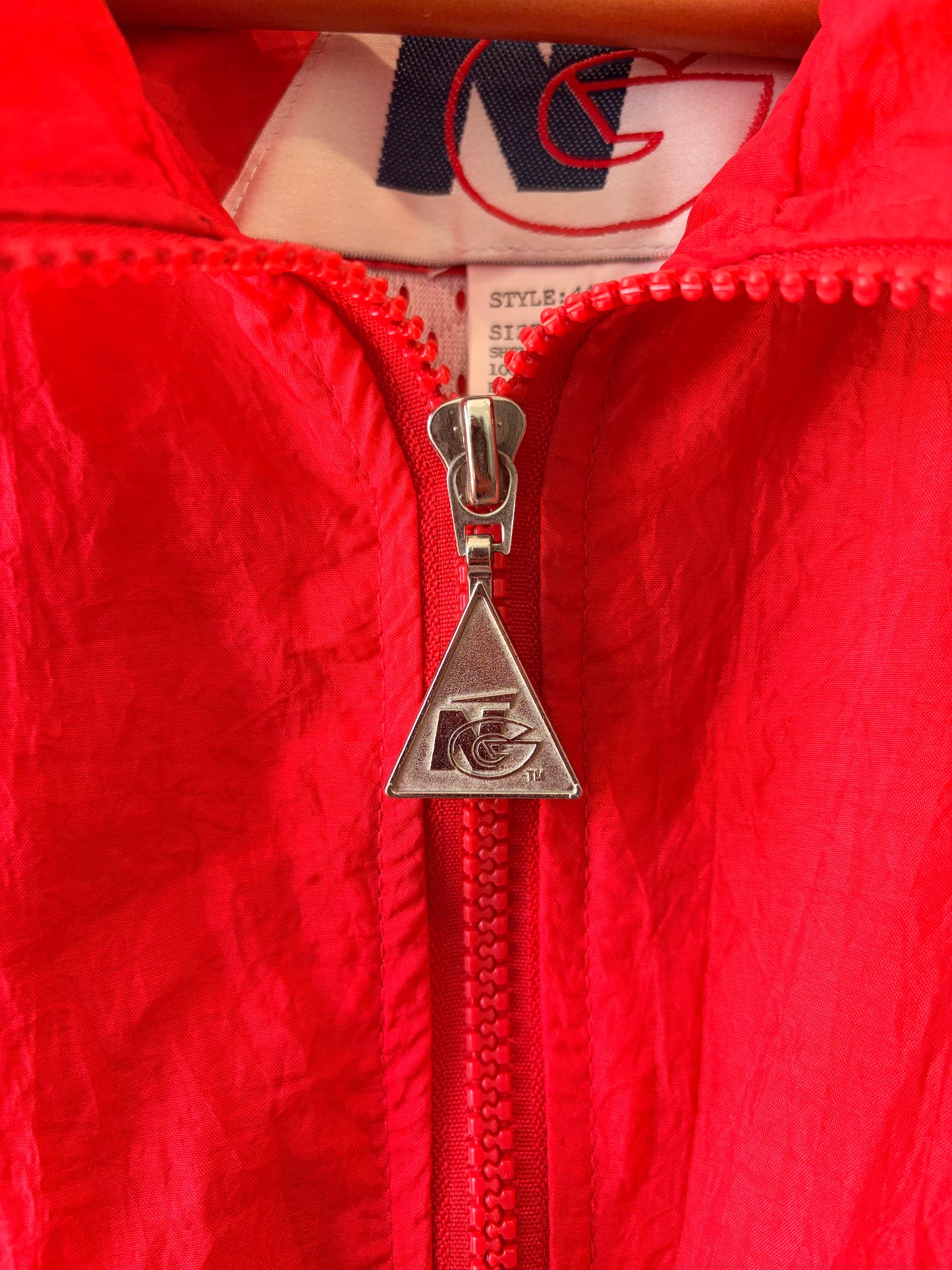 Vtg Arkansas Razorbacks Windbreaker : M