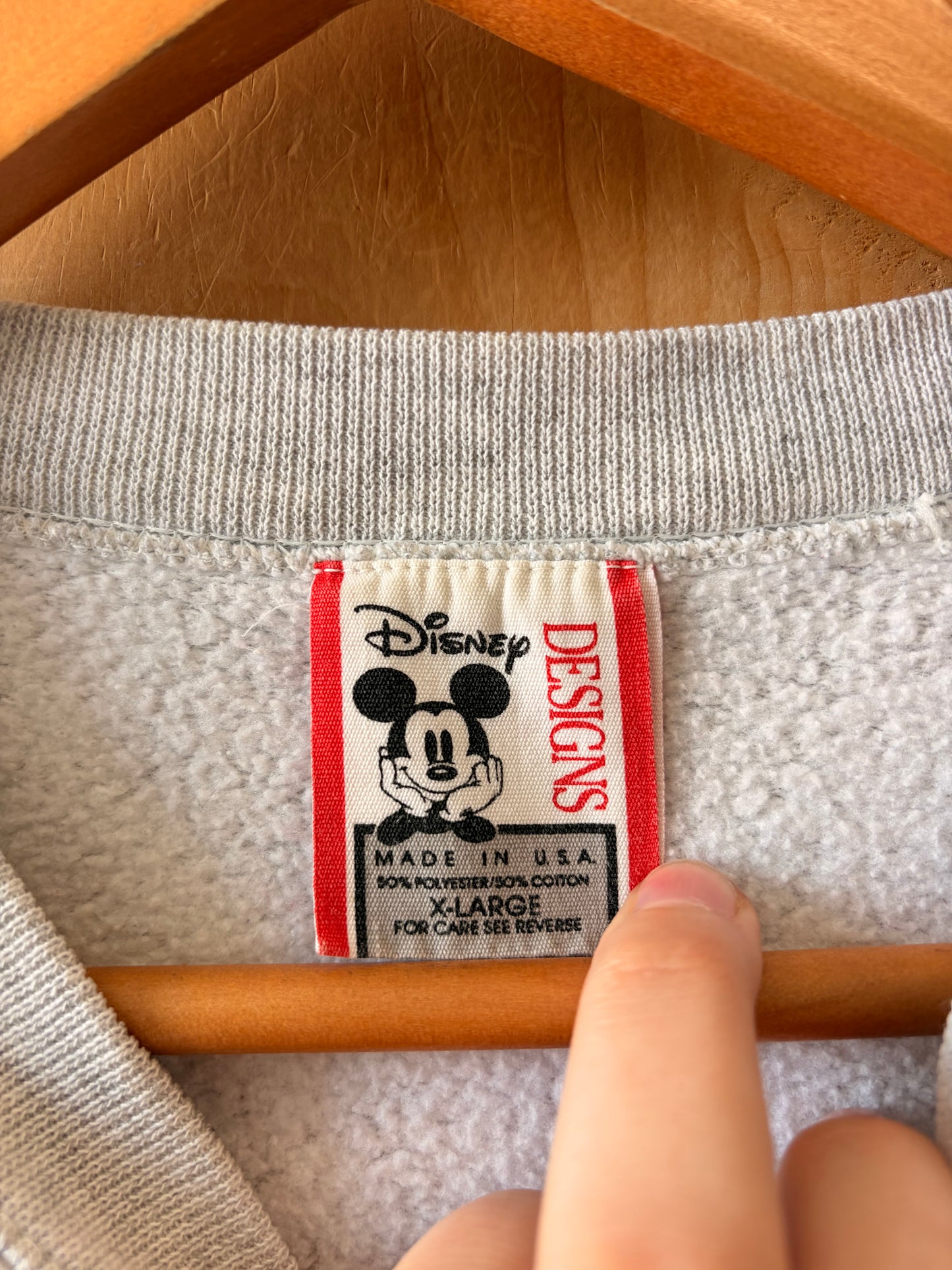 Vtg Mickey Crewneck : XL