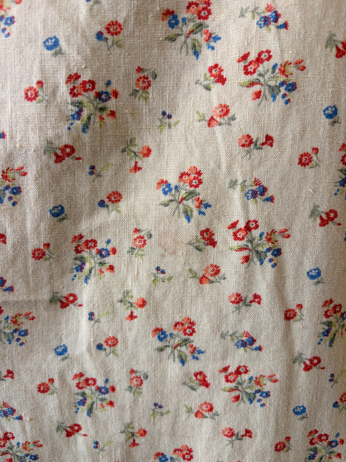 Floral Linen Dress : M