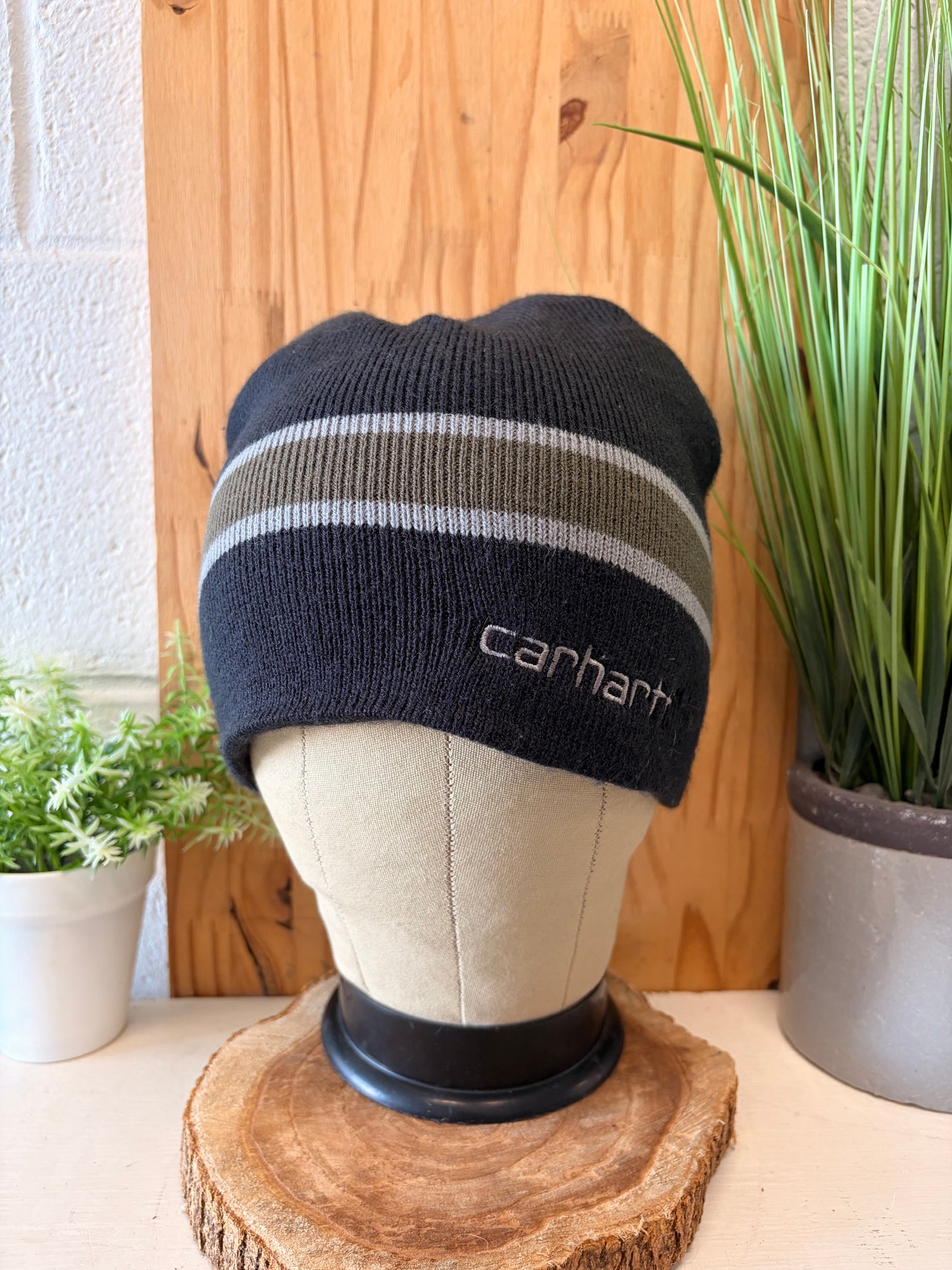 Striped Carhartt Beanie