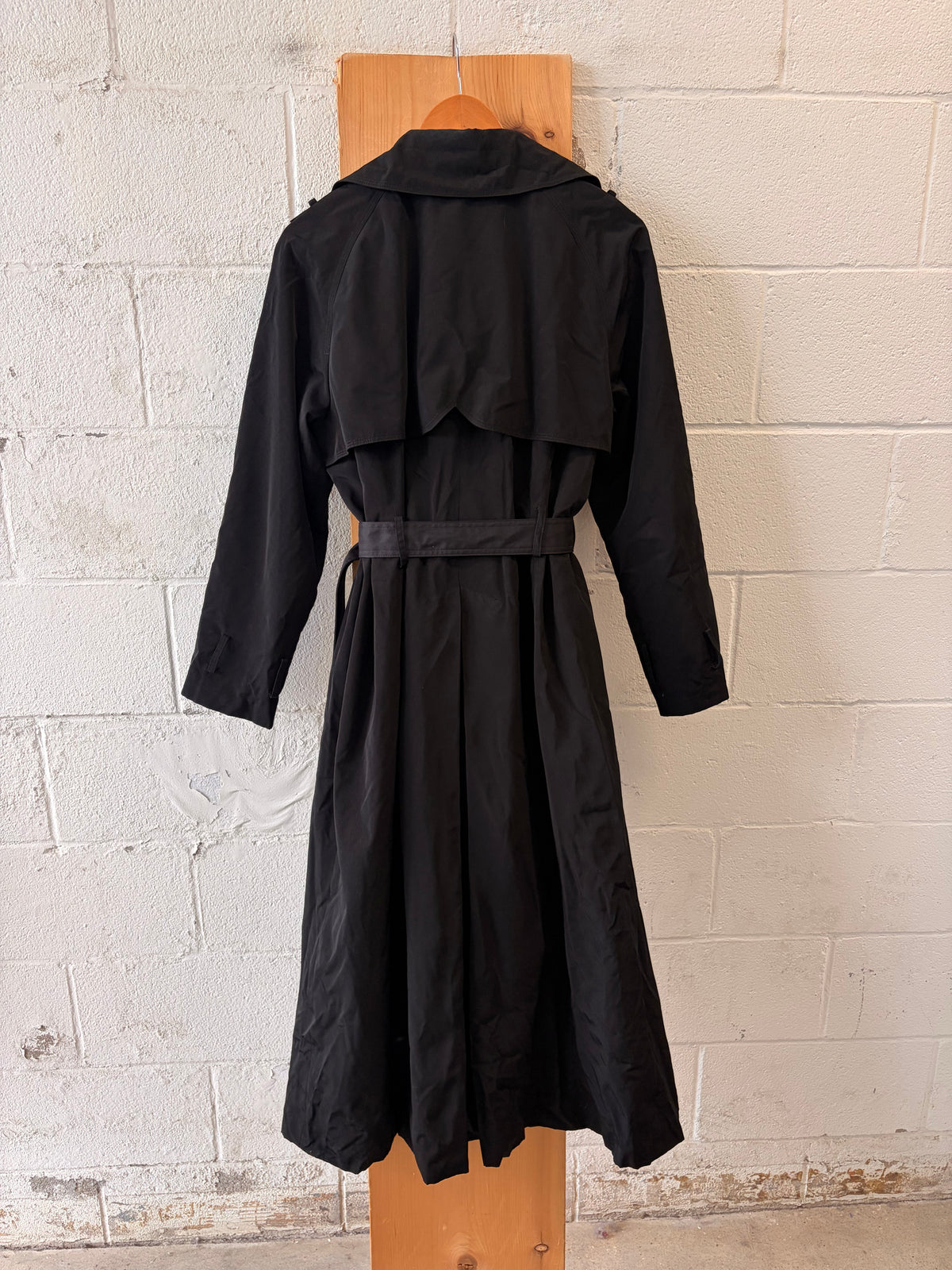 London Fog Black Trench Coat : 12