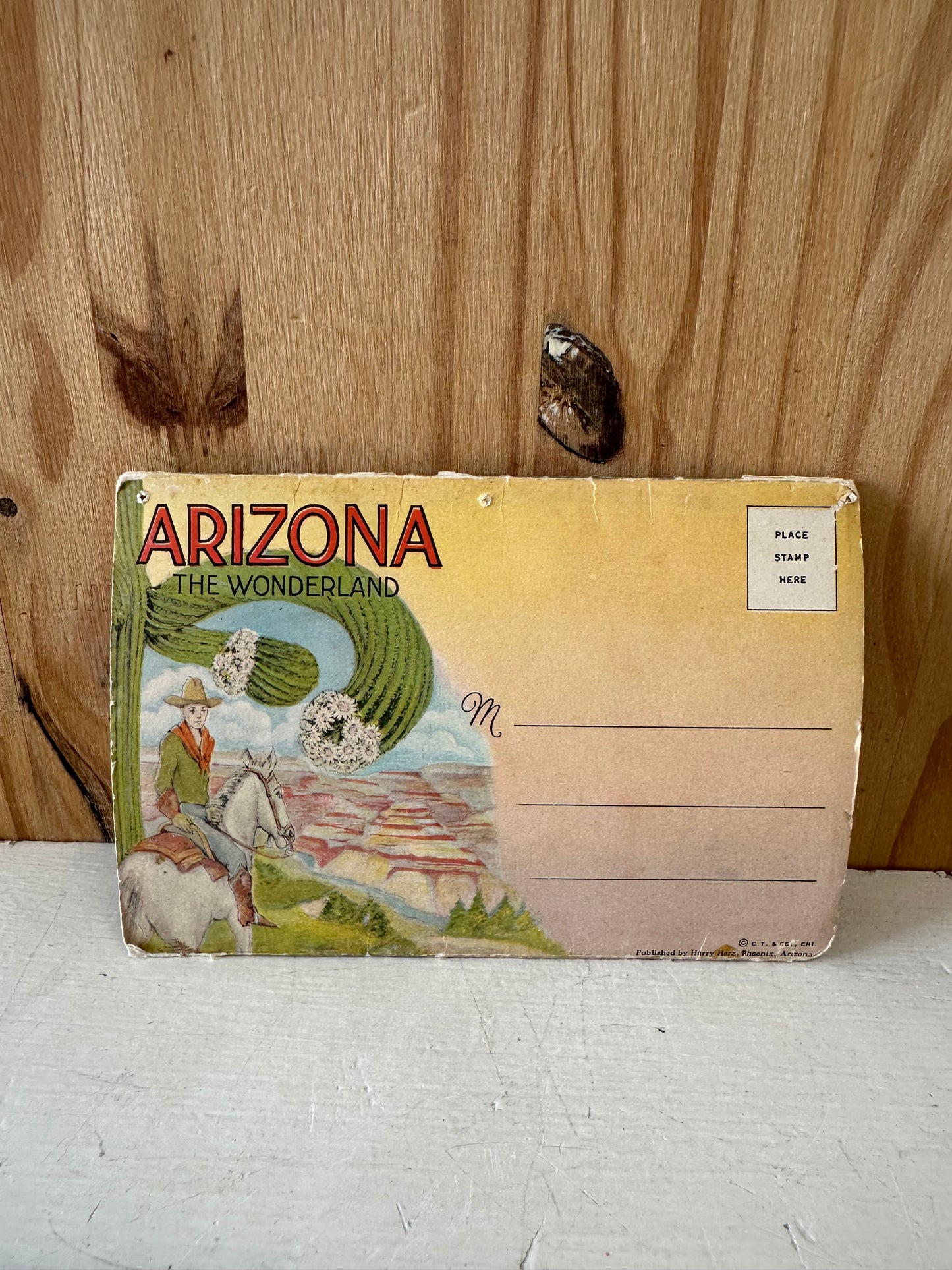 Vtg Arizona Postcard Set