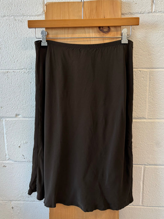 Vtg Brown Skirt : 16