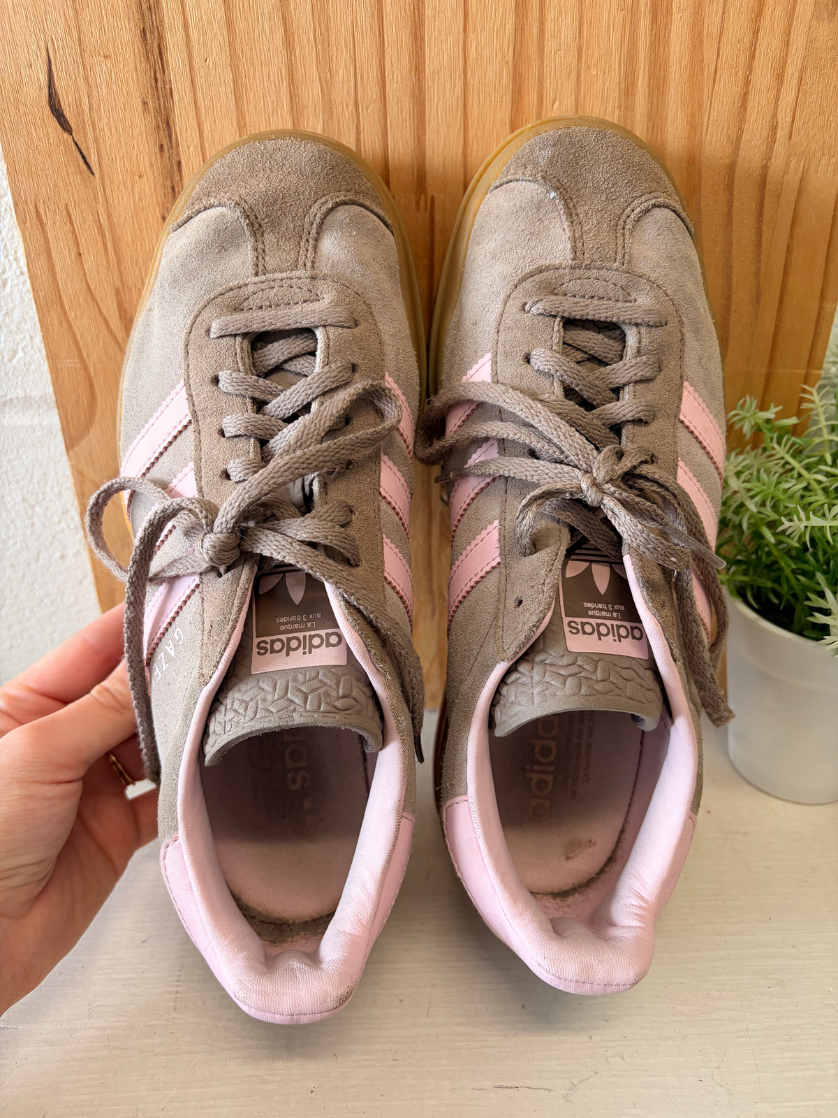 Adidas Gazelle Platform Sneakers : Size 7.5