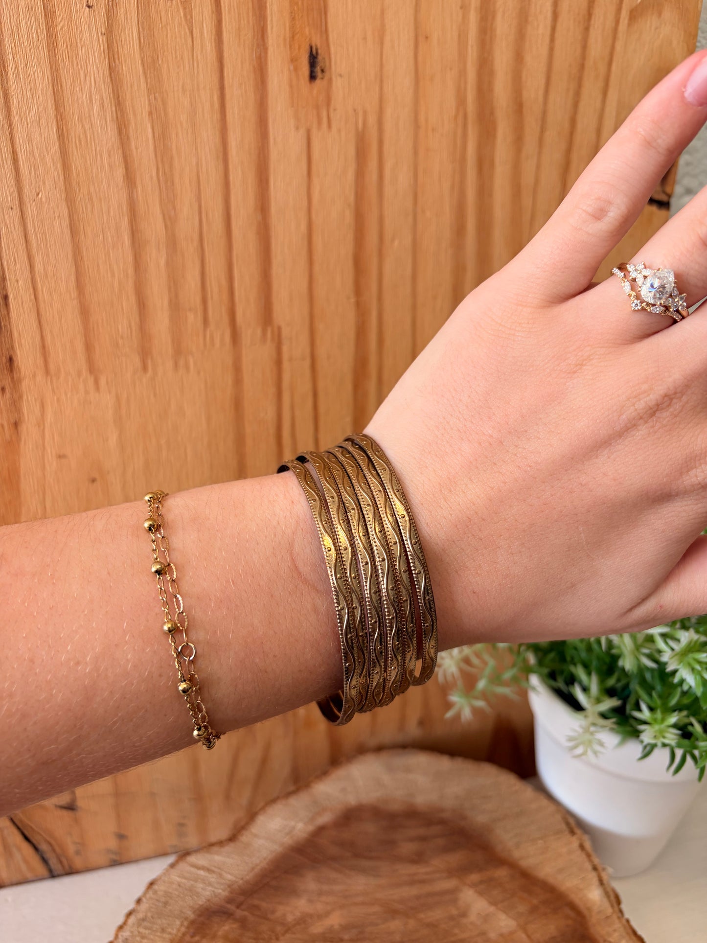 Layered Cuff Bracelet