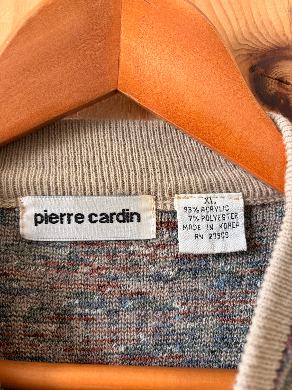 Vtg Patterned Sweater : XL