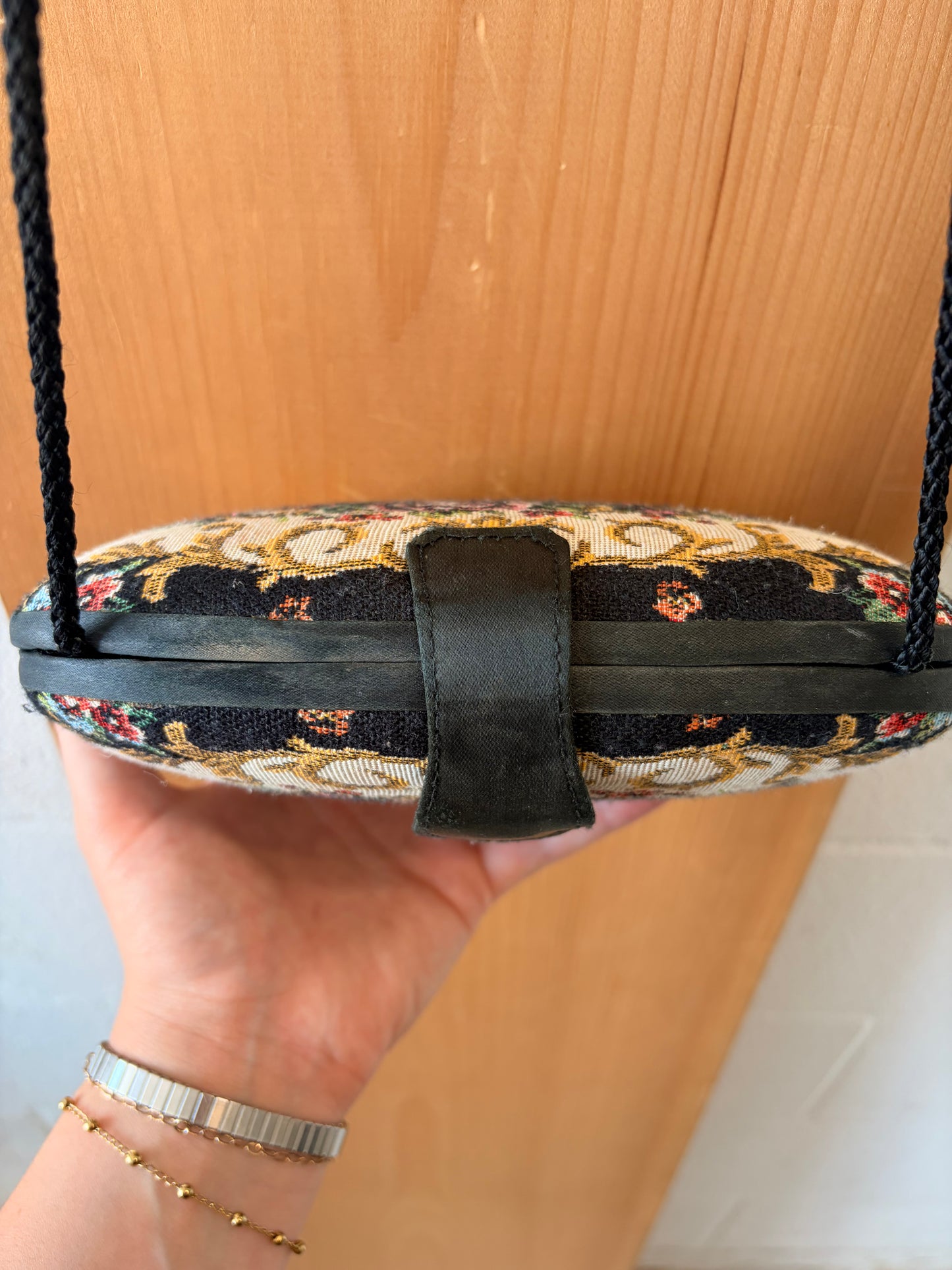 Vtg Tapestry Purse