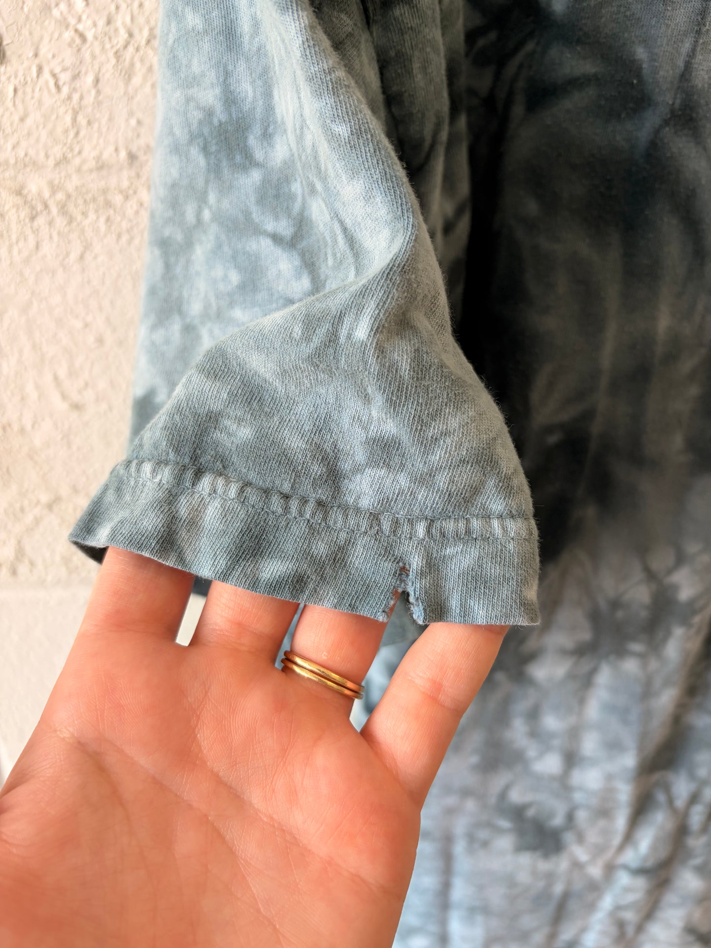Vtg Polar Graphics Tie Dye Wolf Tee : XL