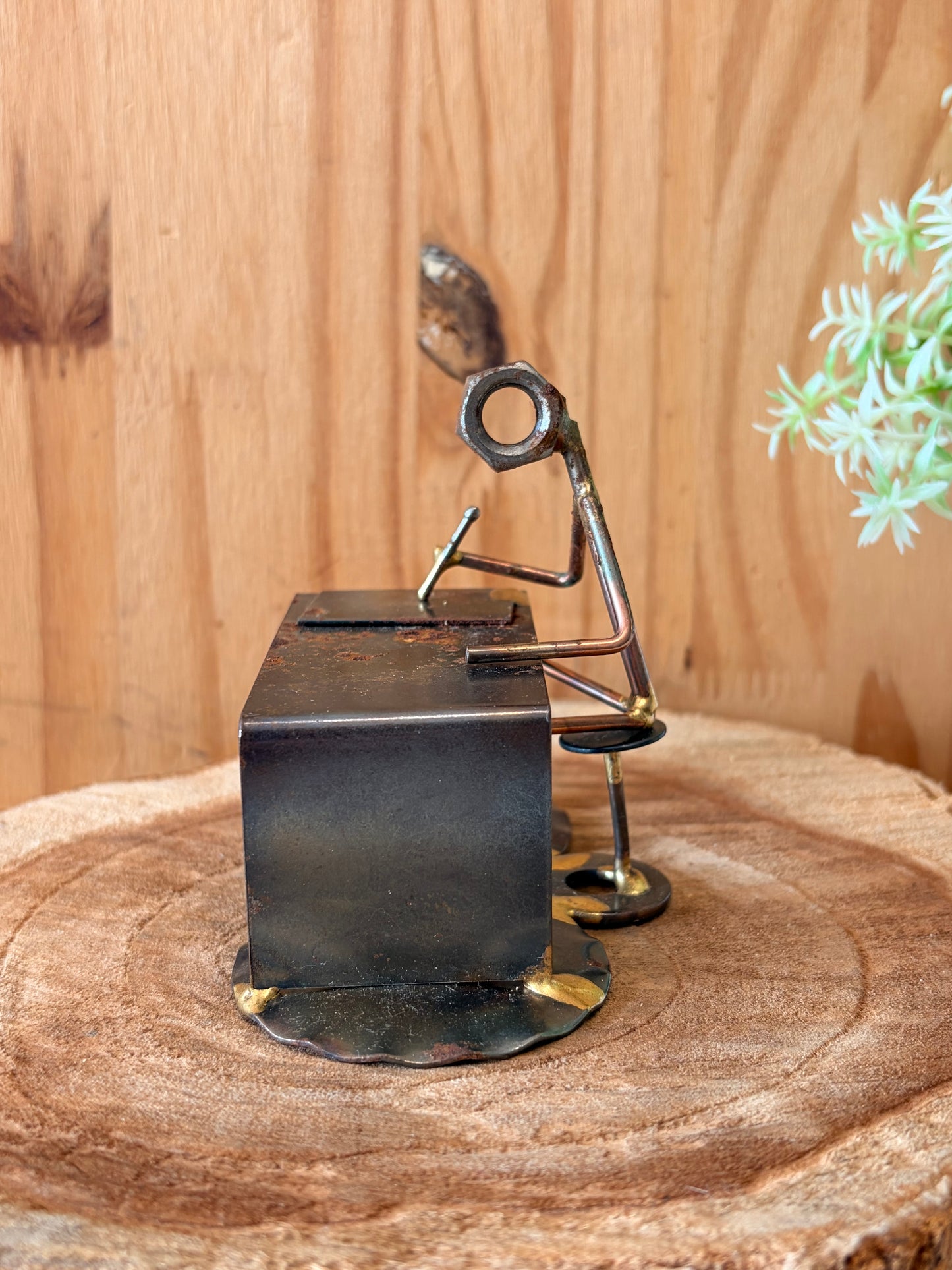 Little Metal Author Figurine