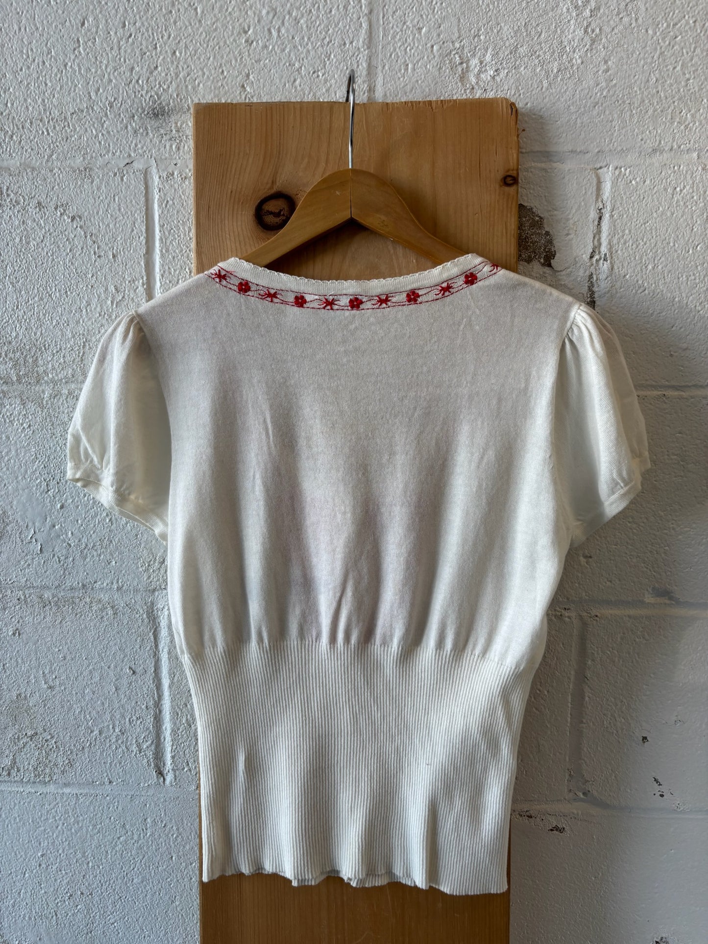 Cotton Peasant Top : M