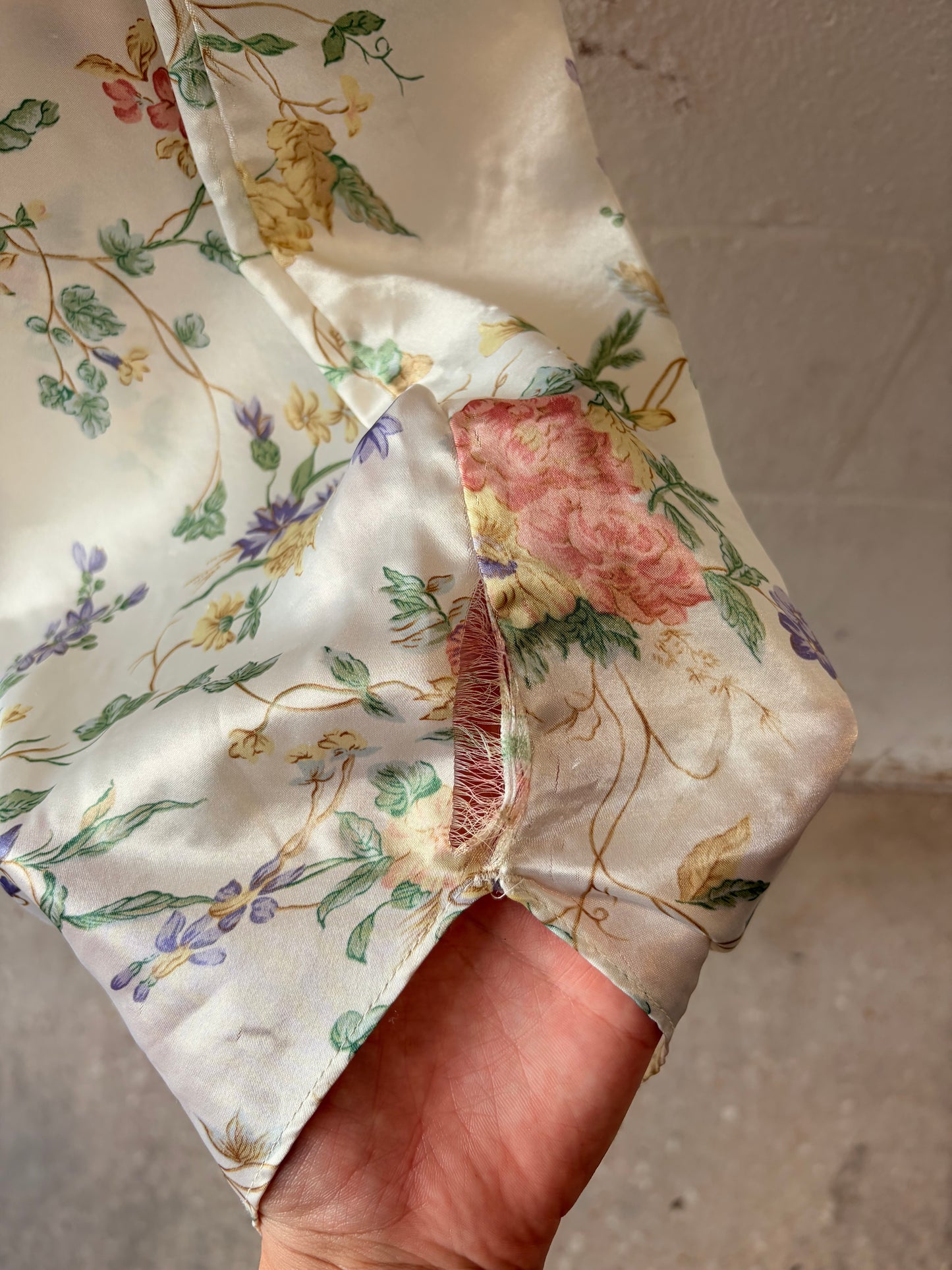 Vtg Floral Slip Dress : S/M