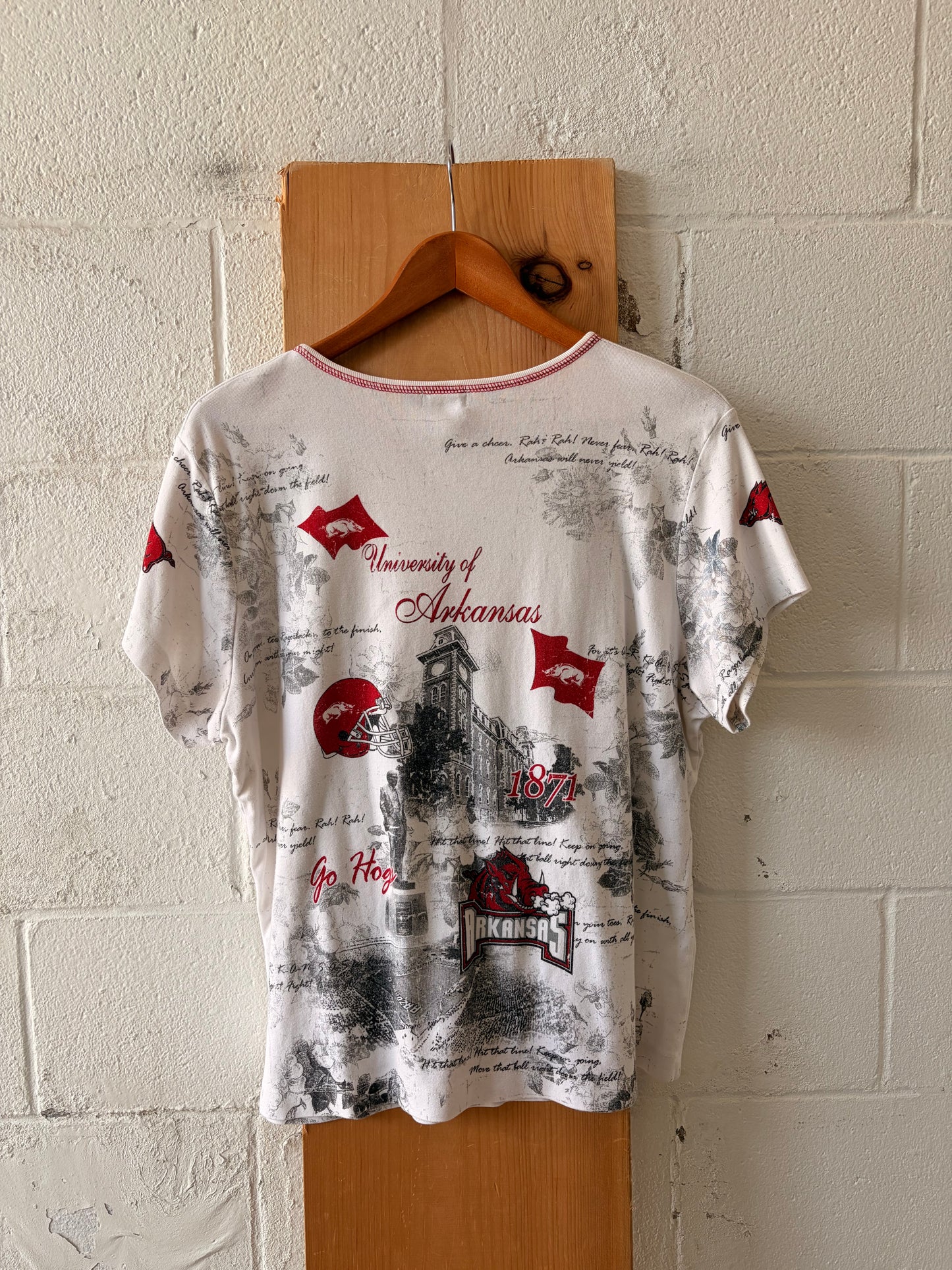 Y2K University of Arkansas Tee : L/XL