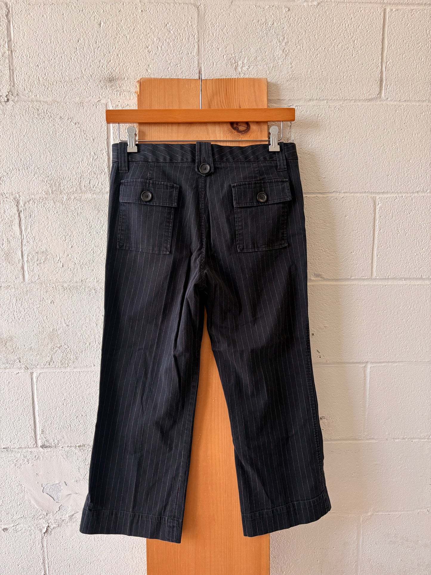 ‘05 Banana Republic Pink Pinstriped Trousers : 10