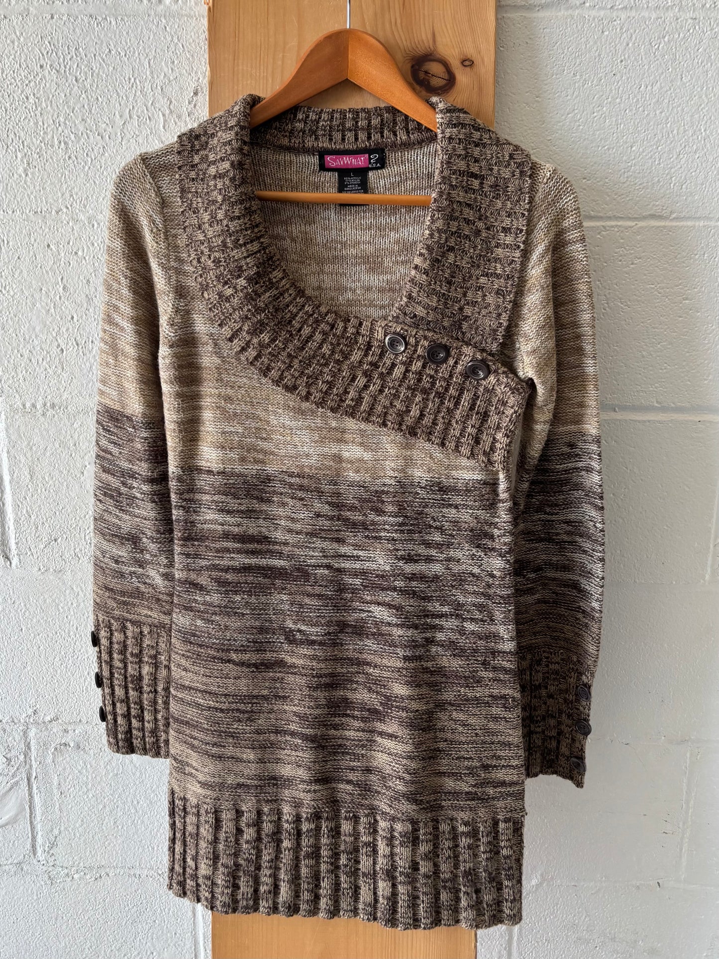 Y2K Sweater Dress : L