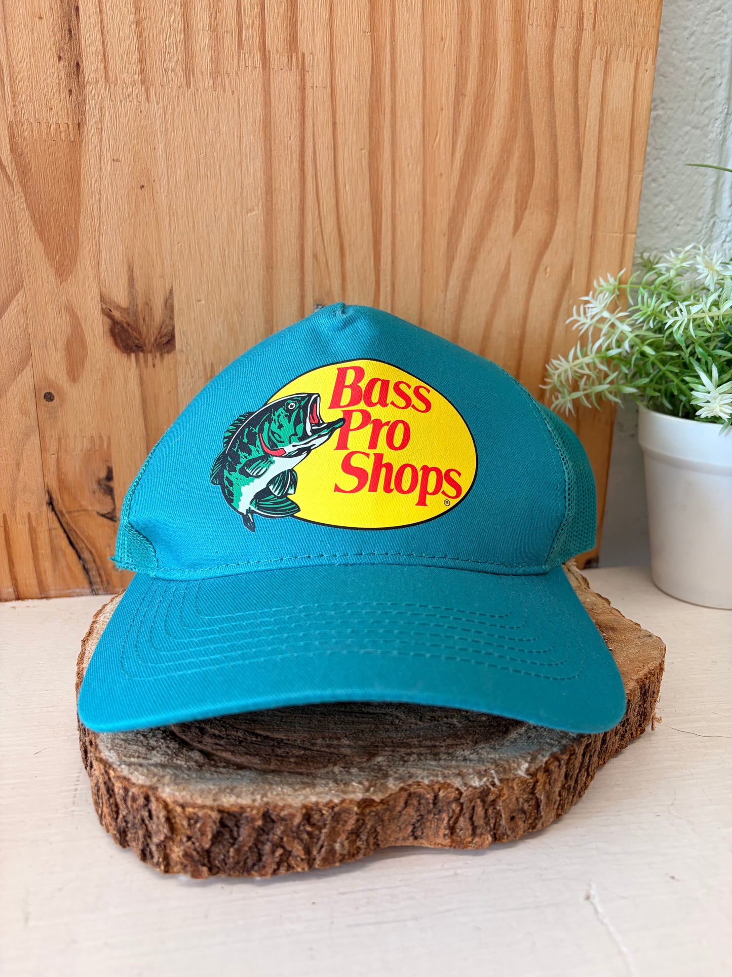 Teal Bass Pro Cap