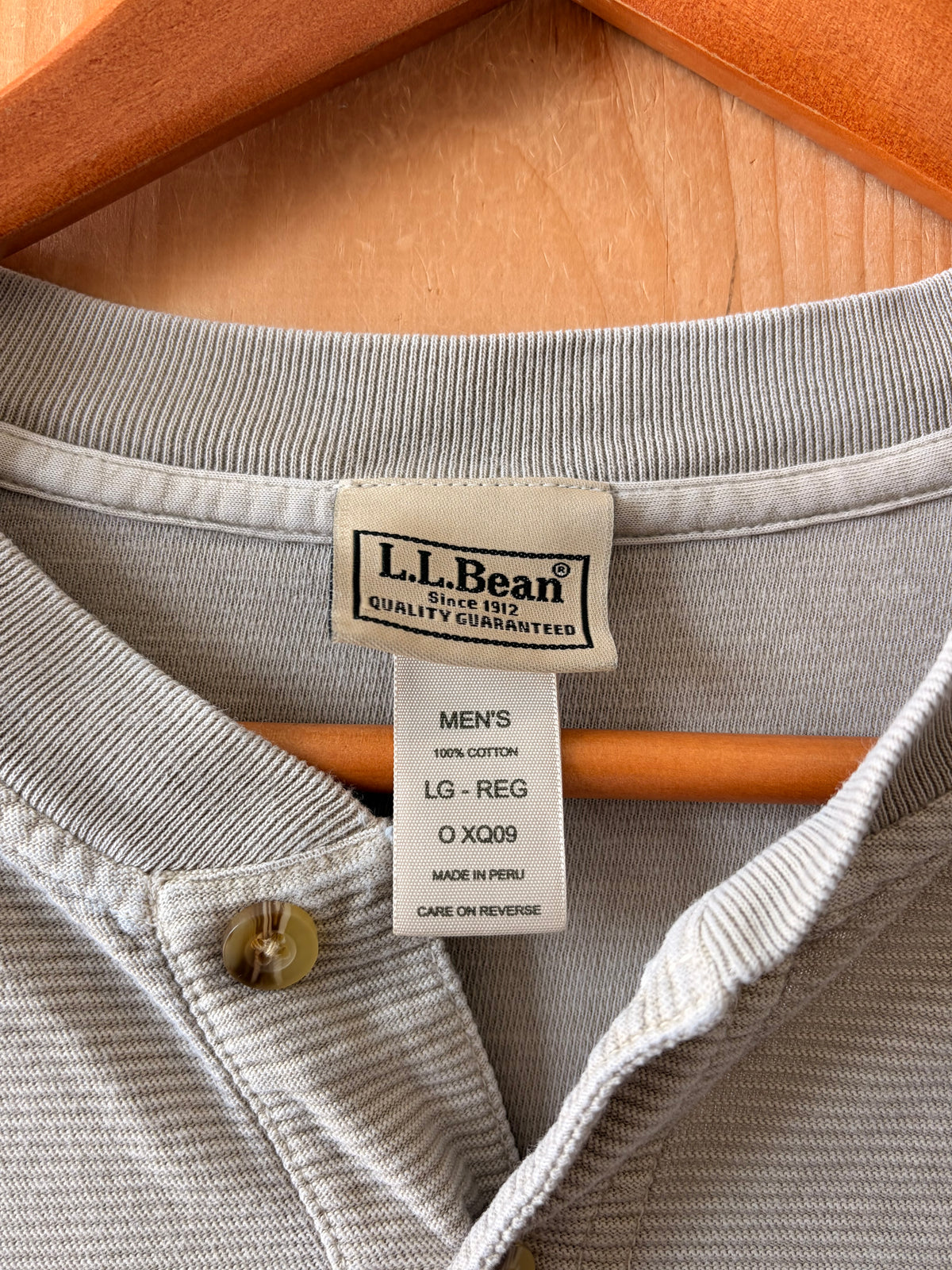 L.L. Bean Long Sleeve Henley : L